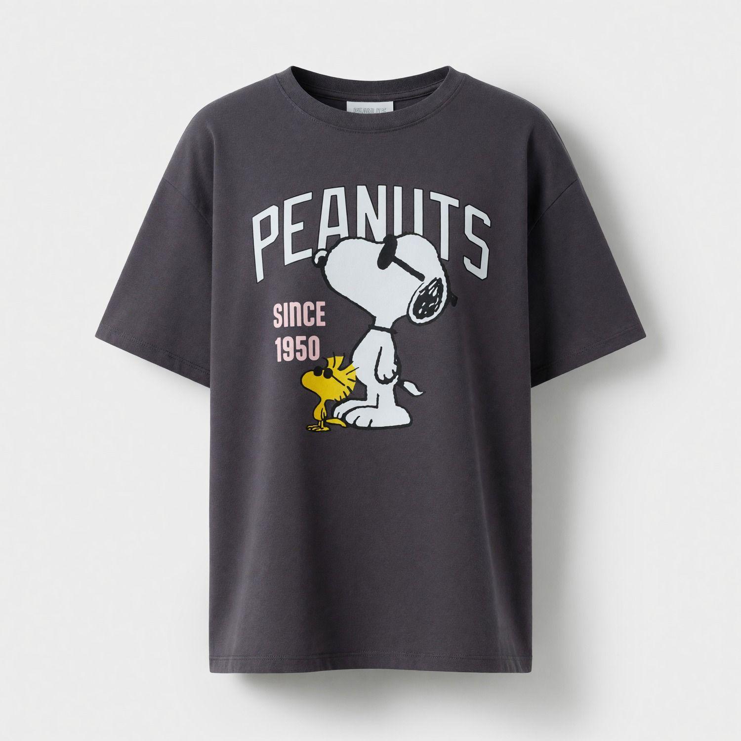 Polera Manga Corta Mujer Snoopy Personajes Marengo-2