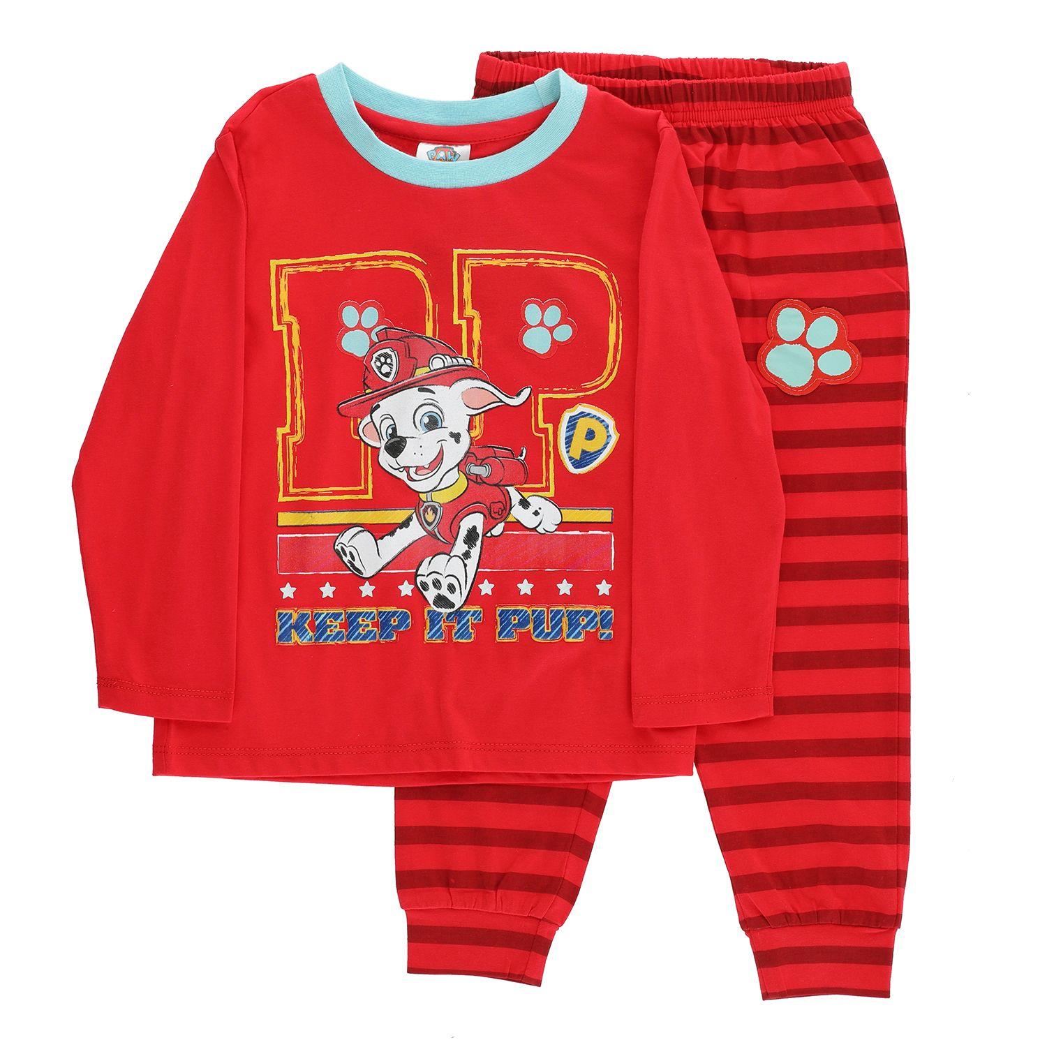 Pijama Niño Marshall Keep It Pup Rojo Paw Patrol-2