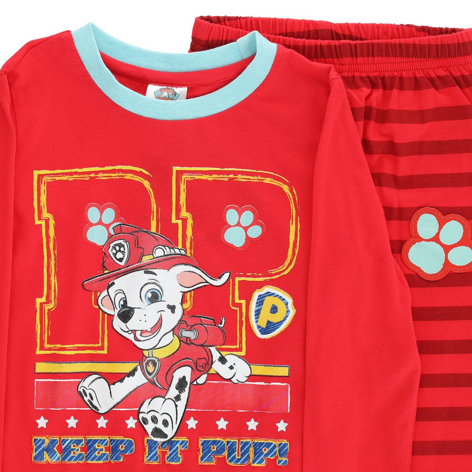 Pijama Niño Marshall Keep It Pup Rojo Paw Patrol-4
