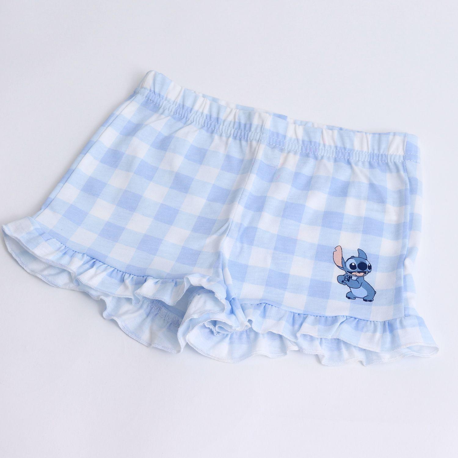Pijama Manga Corta Niña Stitch Disney Friday Night Rosado-3