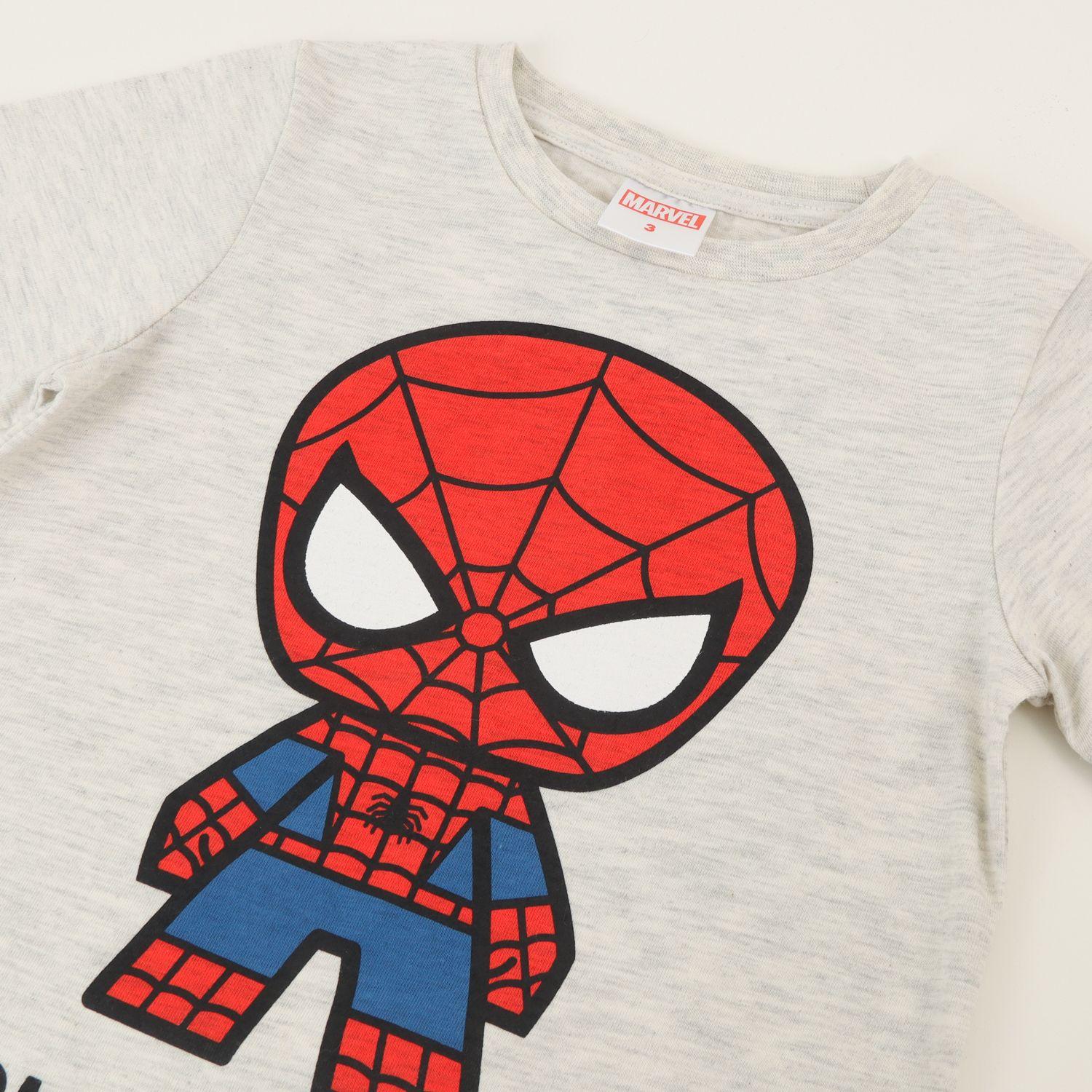 Pijama Manga Corta Niño Gris Parado Avengers Marvel-2