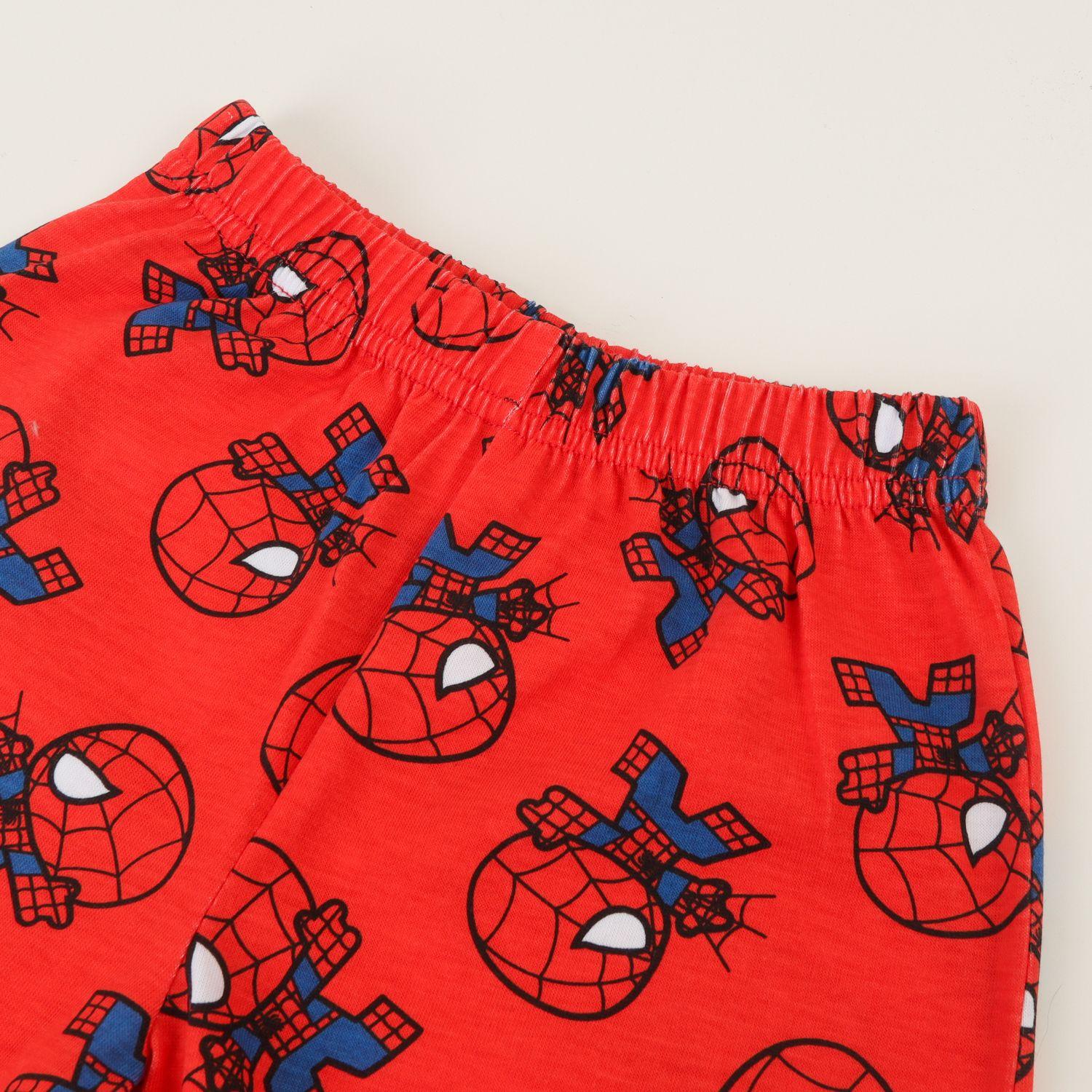 Pijama Manga Corta Niño Gris Parado Avengers Marvel-3