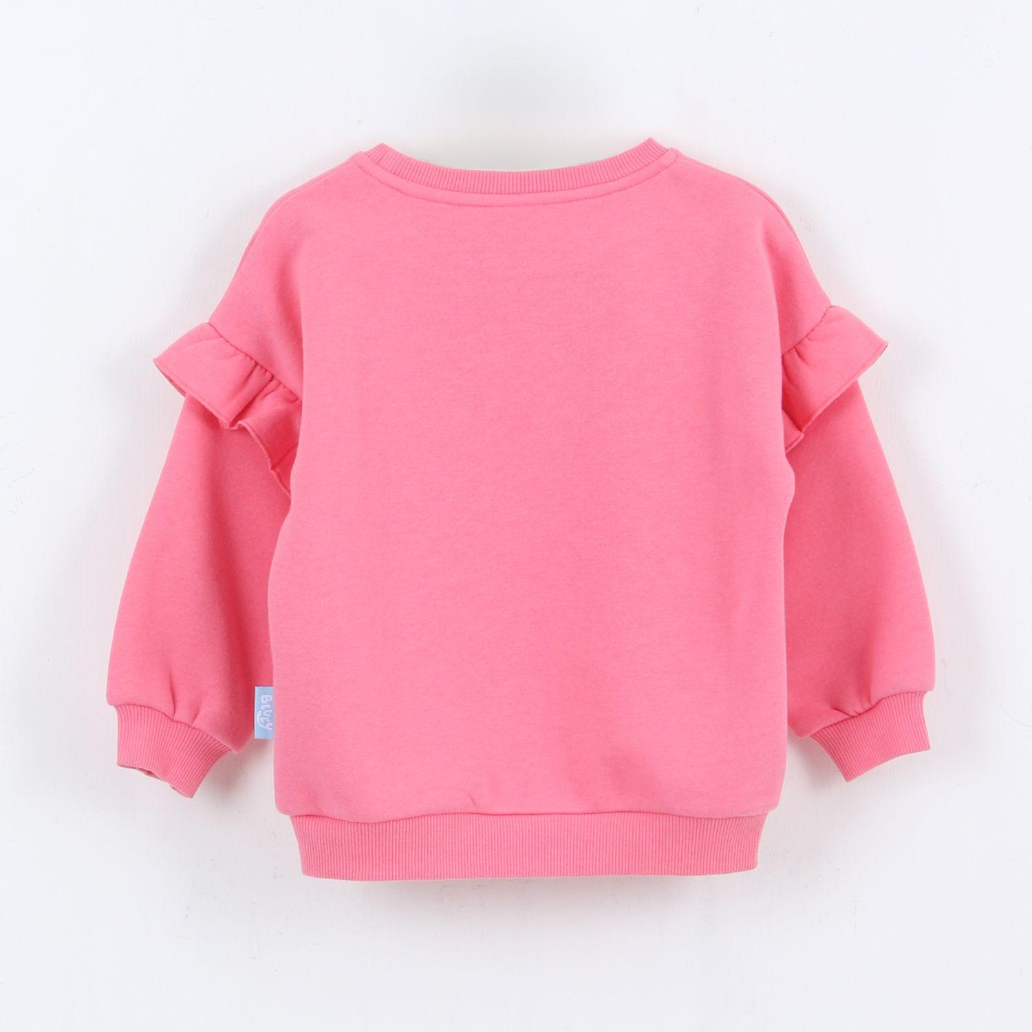 Polerón Cerrado Niña Vuelos Rosado Bingo & Bluey-1