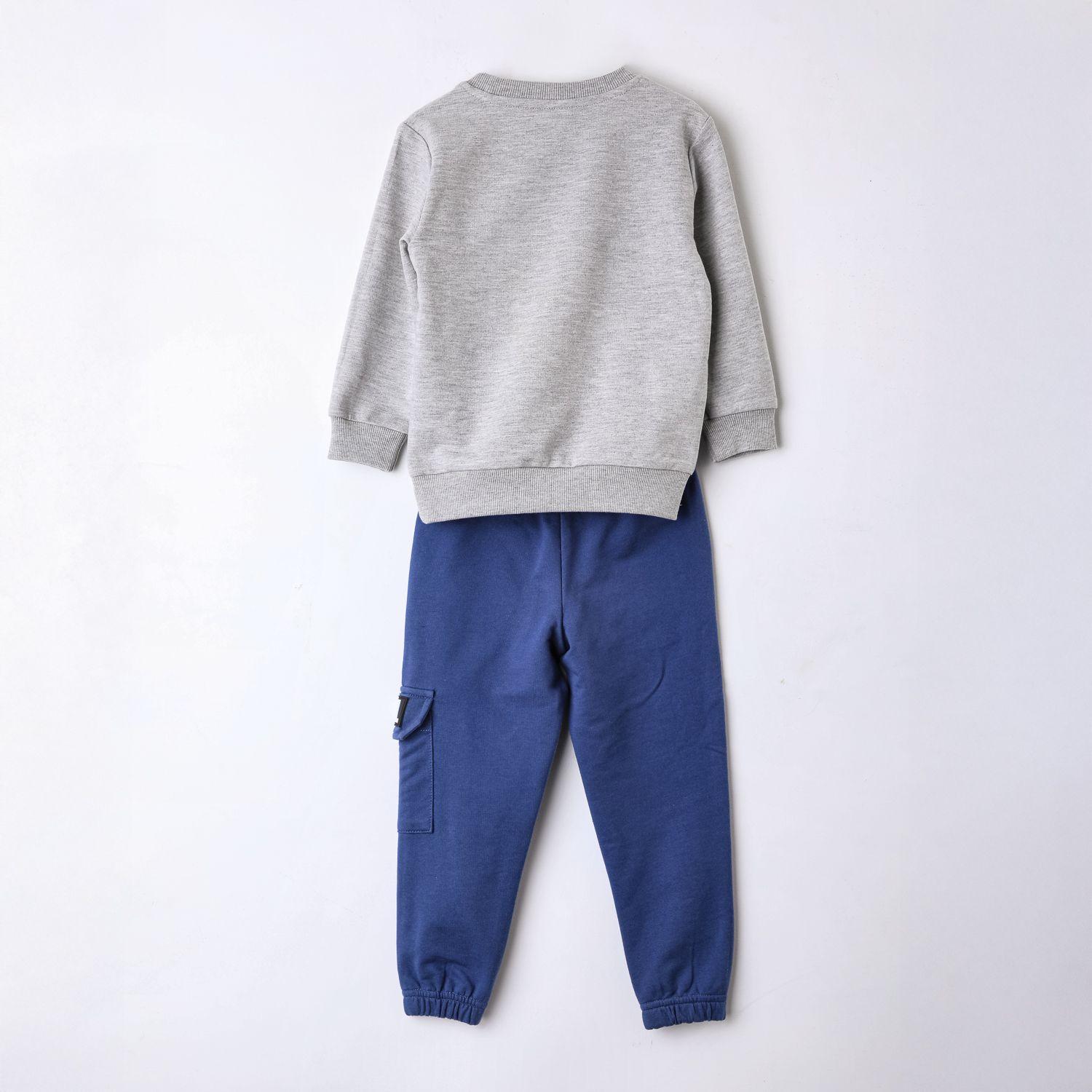 Conjunto Buzo Niño Spiderman Marvel Cara Gris-2