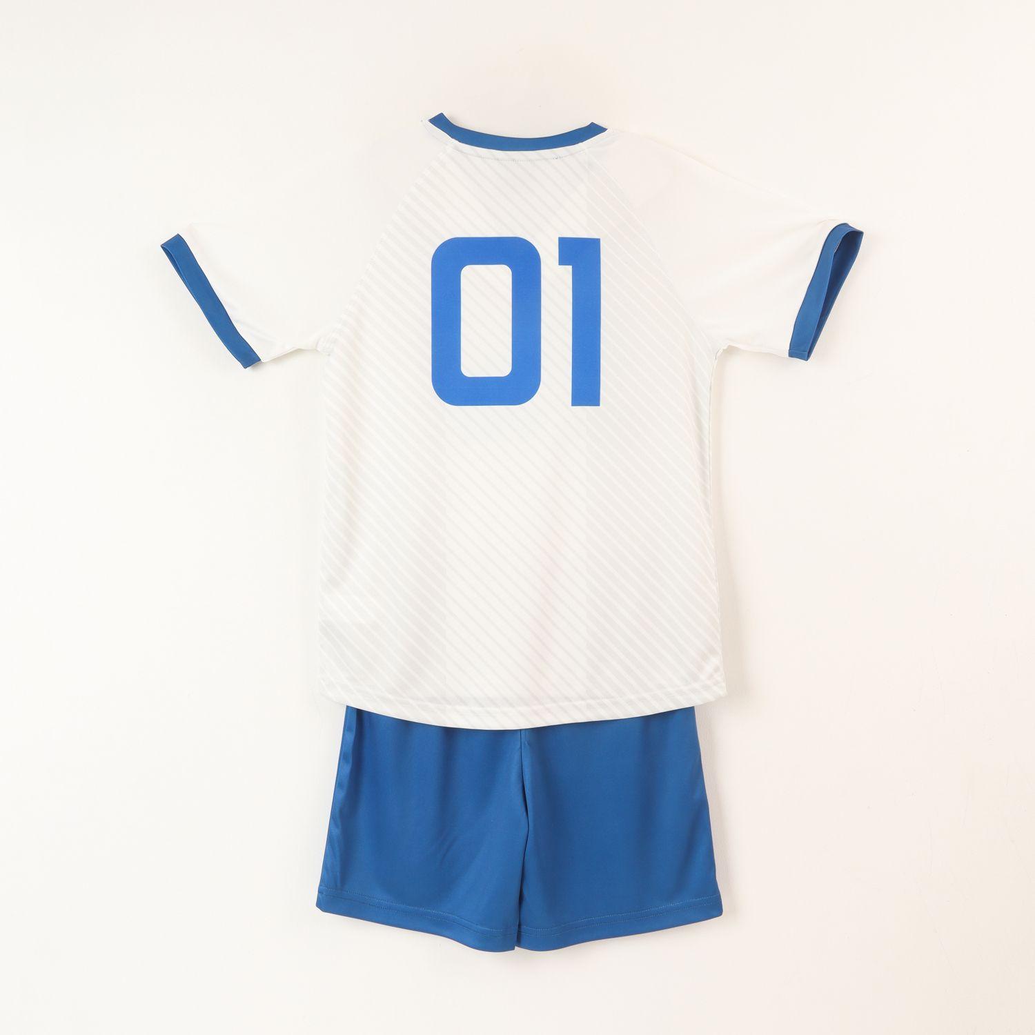 Conjunto Futbol Niño Blanco Sonic-3