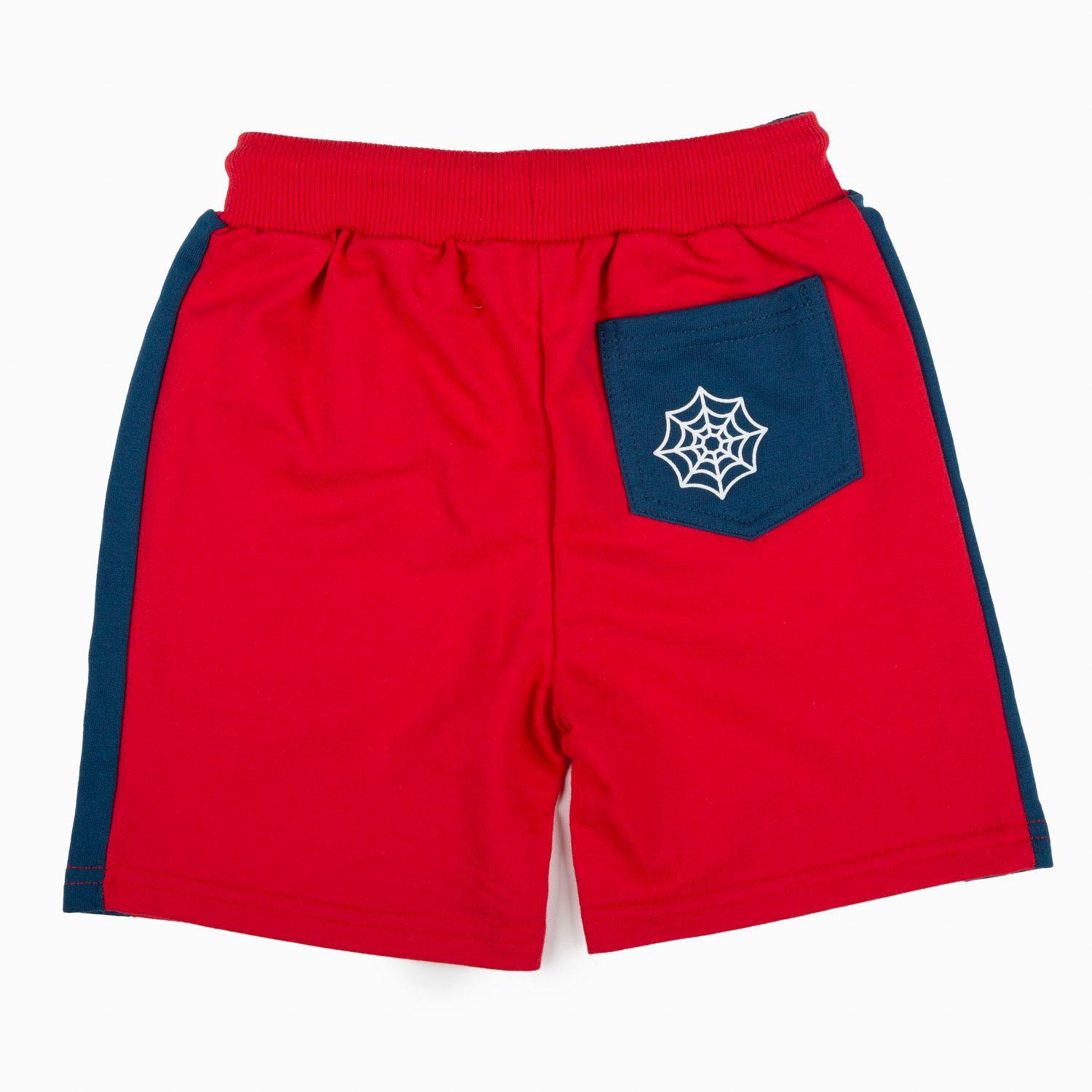 Short Niño Spidey Caras Comics Rojo Marvel-3
