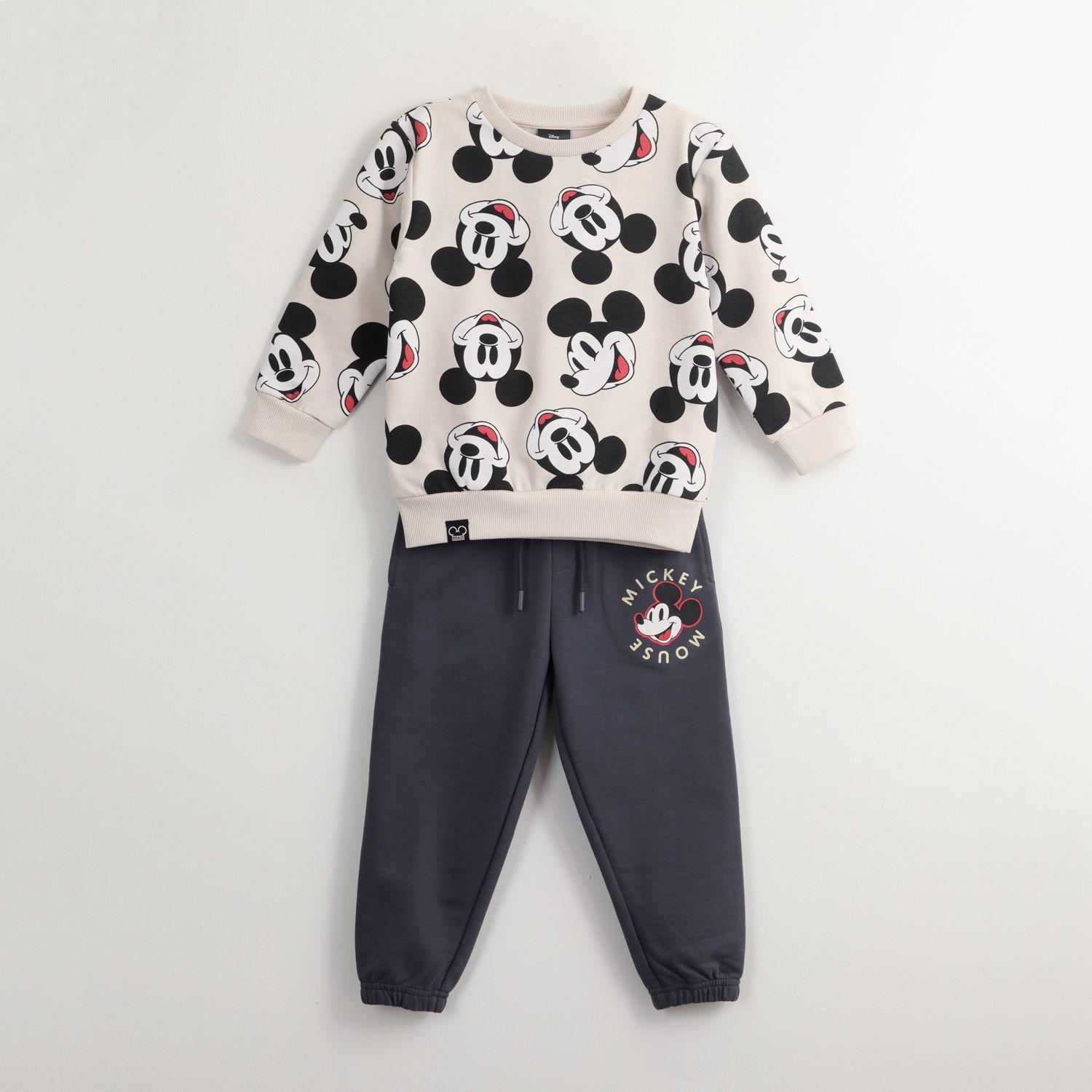 Conjunto Buzo Niño Mickey Happy Gris Disney-0