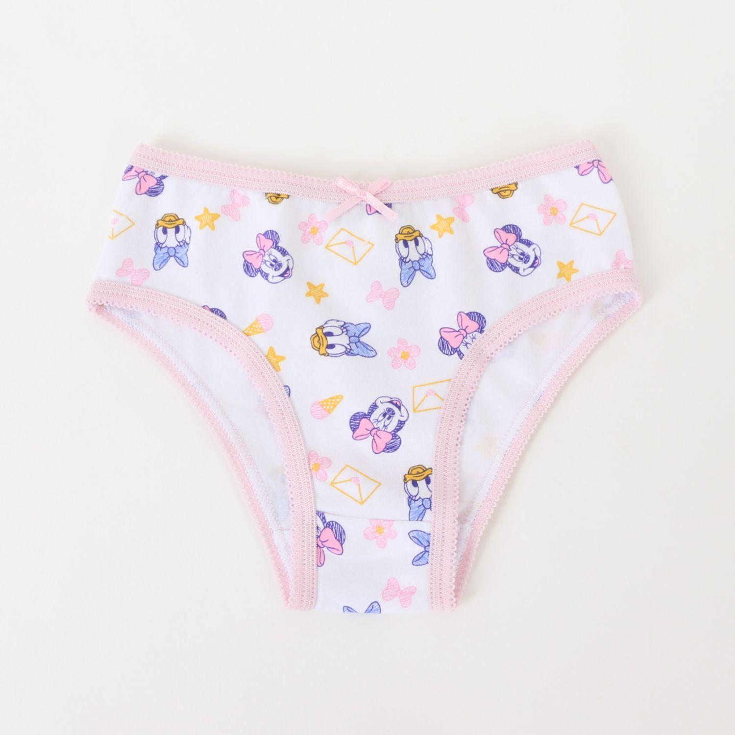 Tripack Calzón Niña Rosado Full Print Minnie & Daisy Disney-1
