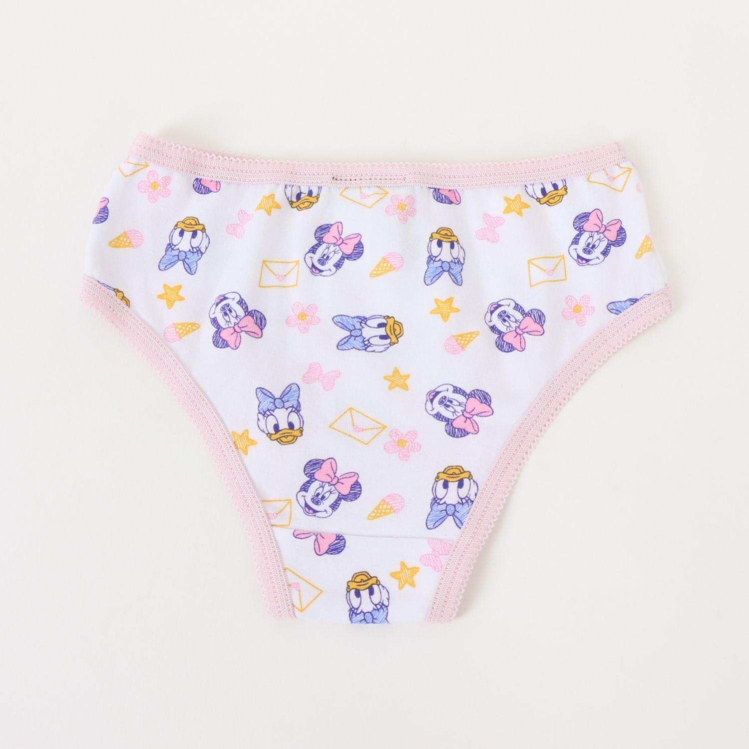Tripack Calzón Niña Rosado Full Print Minnie & Daisy Disney-2