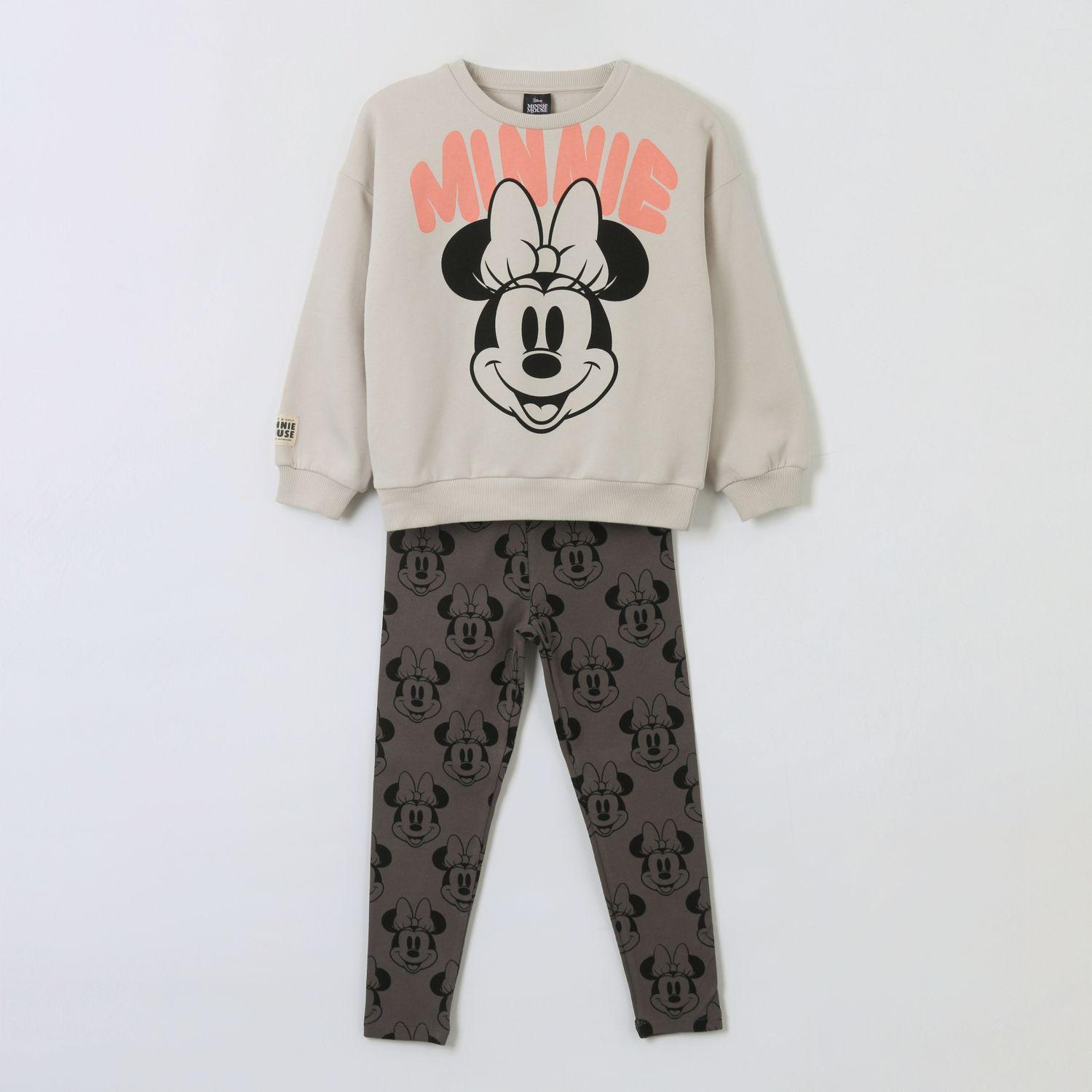 Conjunto Niña Minnie Mouse Blanco Disney-0