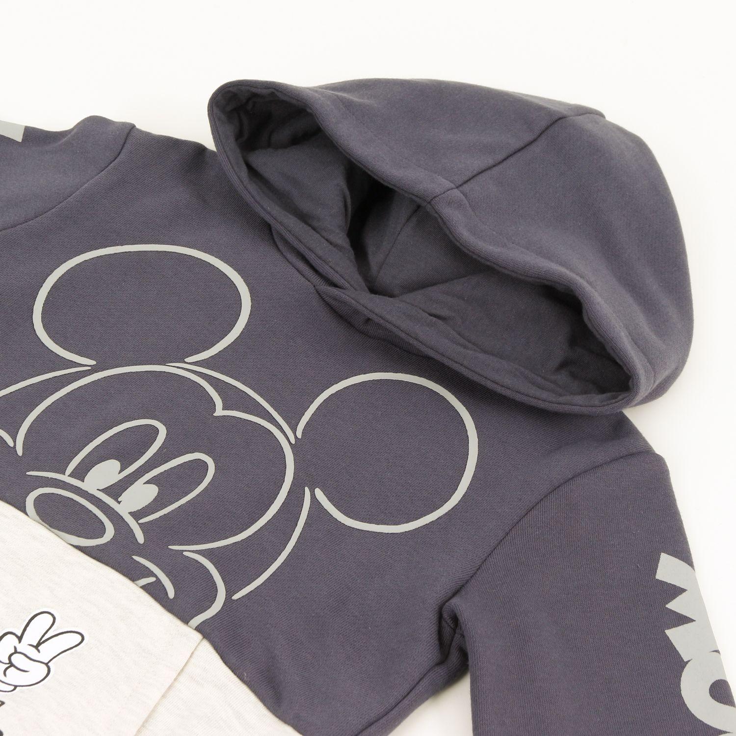 Polerón Cerrado Niño Hoodie Mickey Negro Disney-2