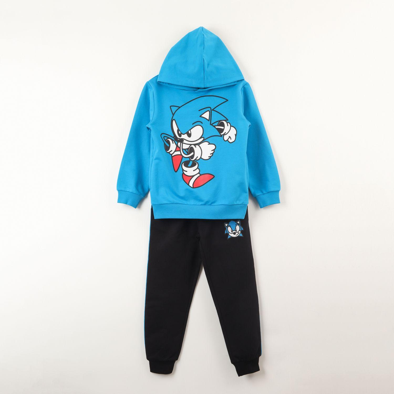 Conjunto Buzo Niño Running Azul Sonic-0