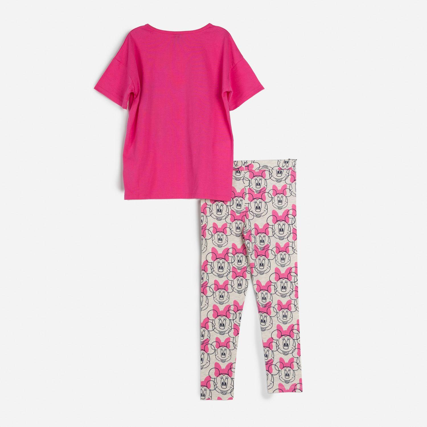 Conjunto Niña Minnie Mouse Guiño Rosado Disney-1
