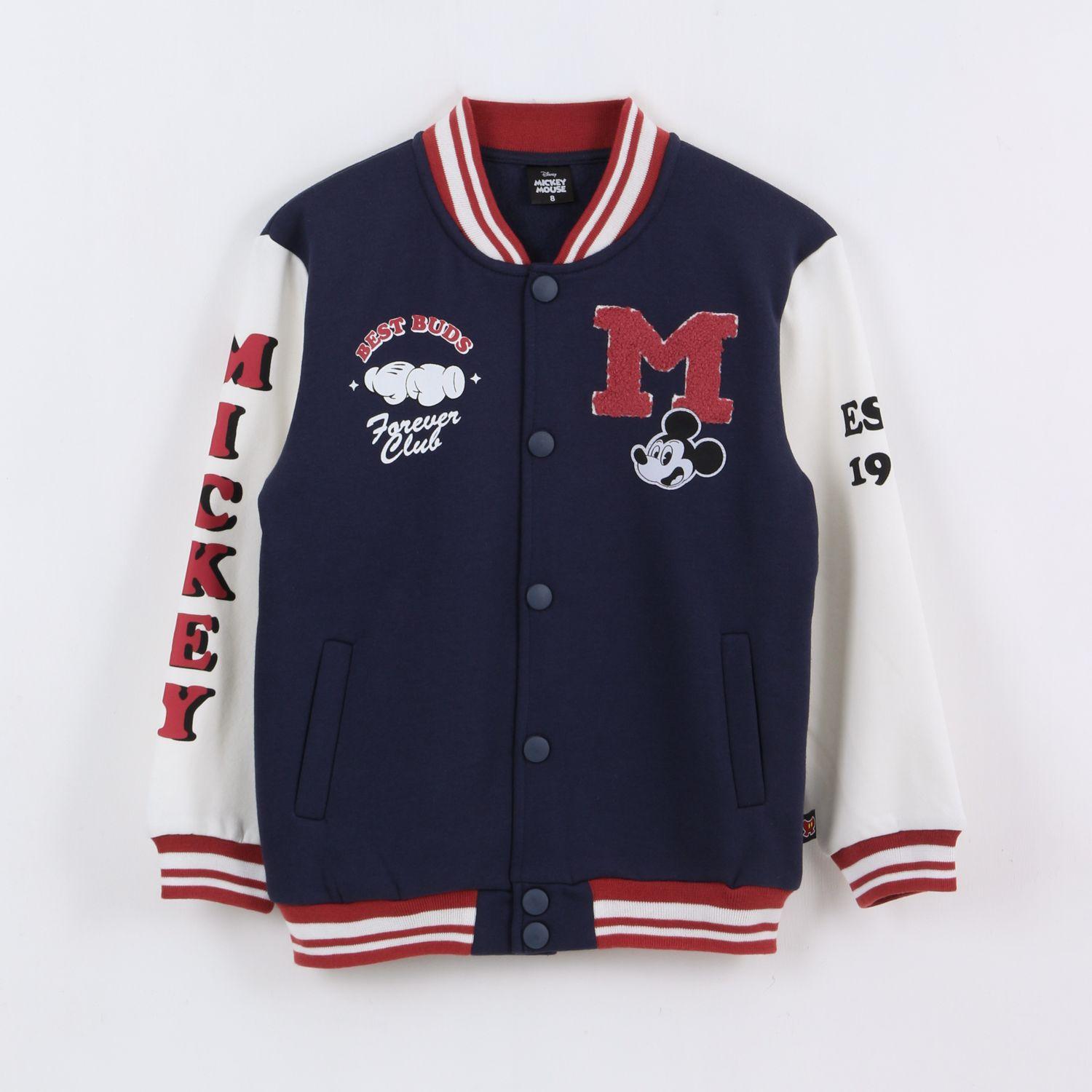 Chaqueta Niño College Bomber Mickey Mouse Azul Disney-0