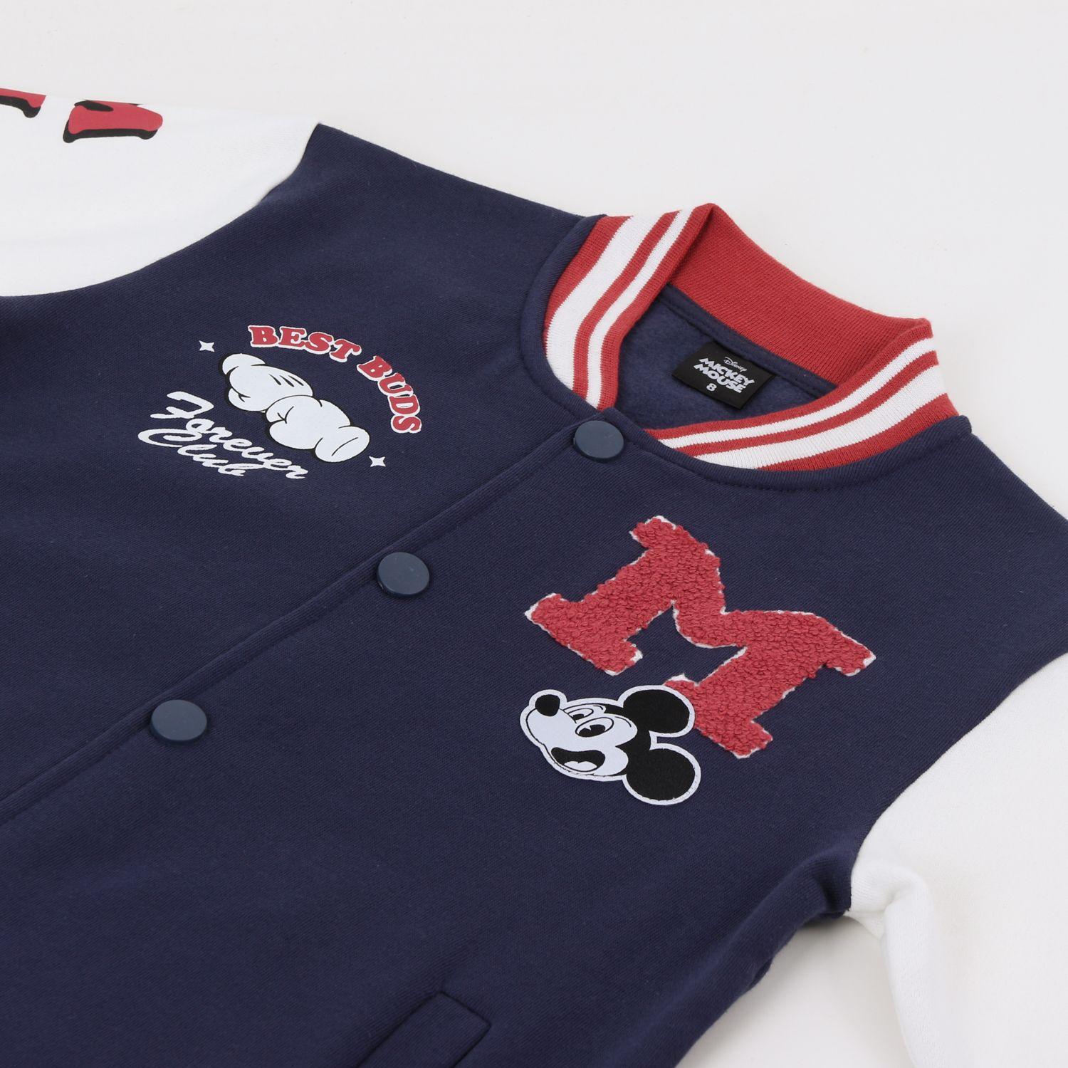 Chaqueta Niño College Bomber Mickey Mouse Azul Disney-2