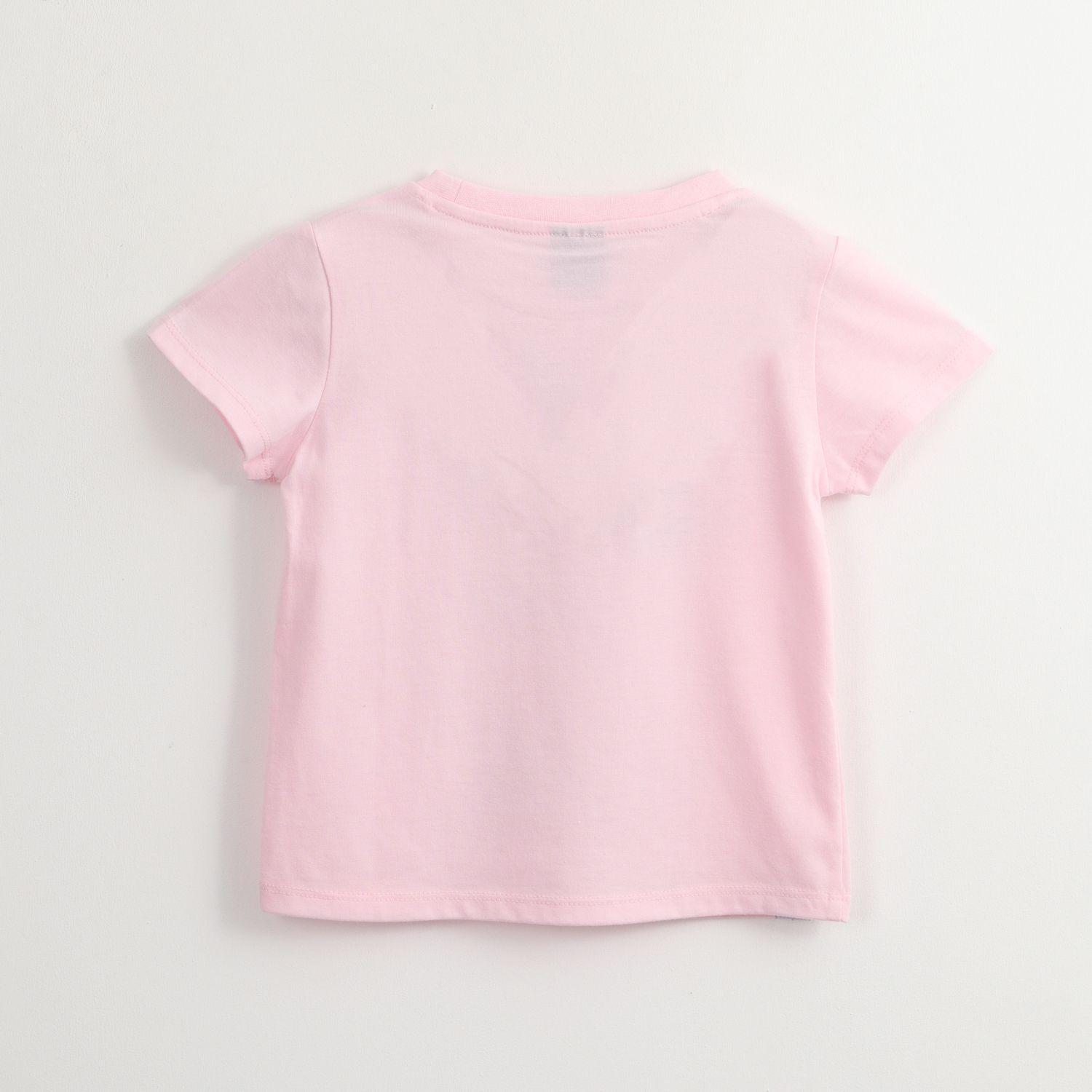 Polera Manga Corta Niña Minnie Classic Print Rosado Disney-2