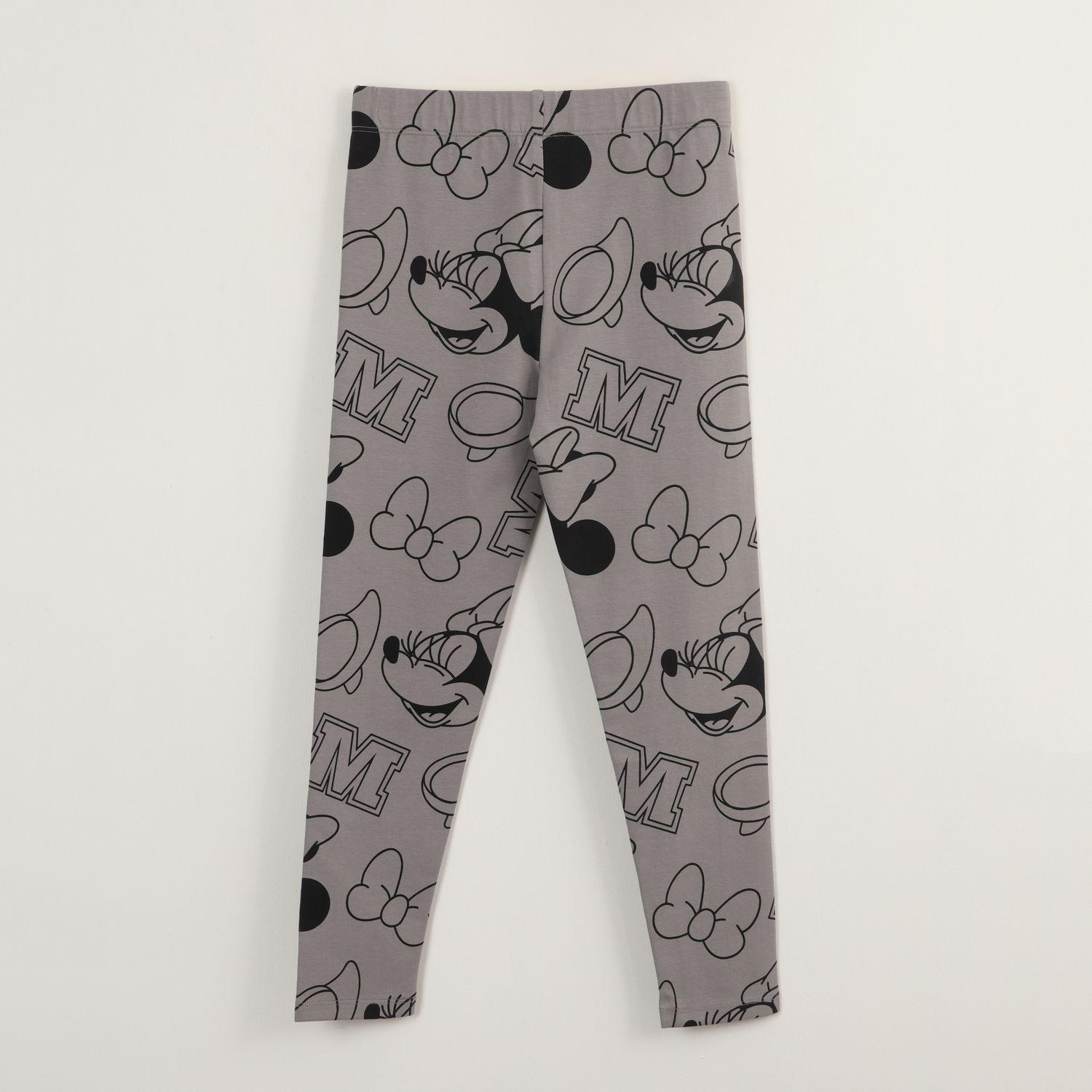 Calza Niña Minnie Print Gris Disney-2