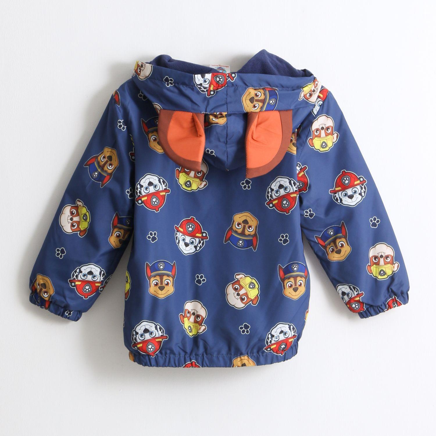 Cortaviento Niño Full Print Orejas Chase Azul Paw Patrol-1