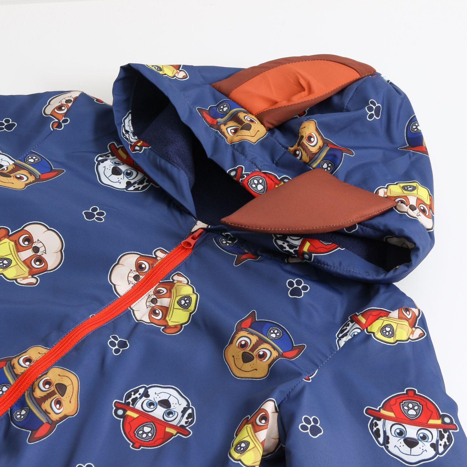 Cortaviento Niño Full Print Orejas Chase Azul Paw Patrol-2
