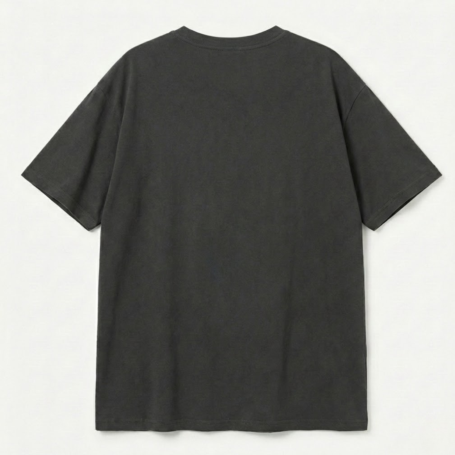 Polera Manga Corta Hombre Guitarra Gris ACDC-2