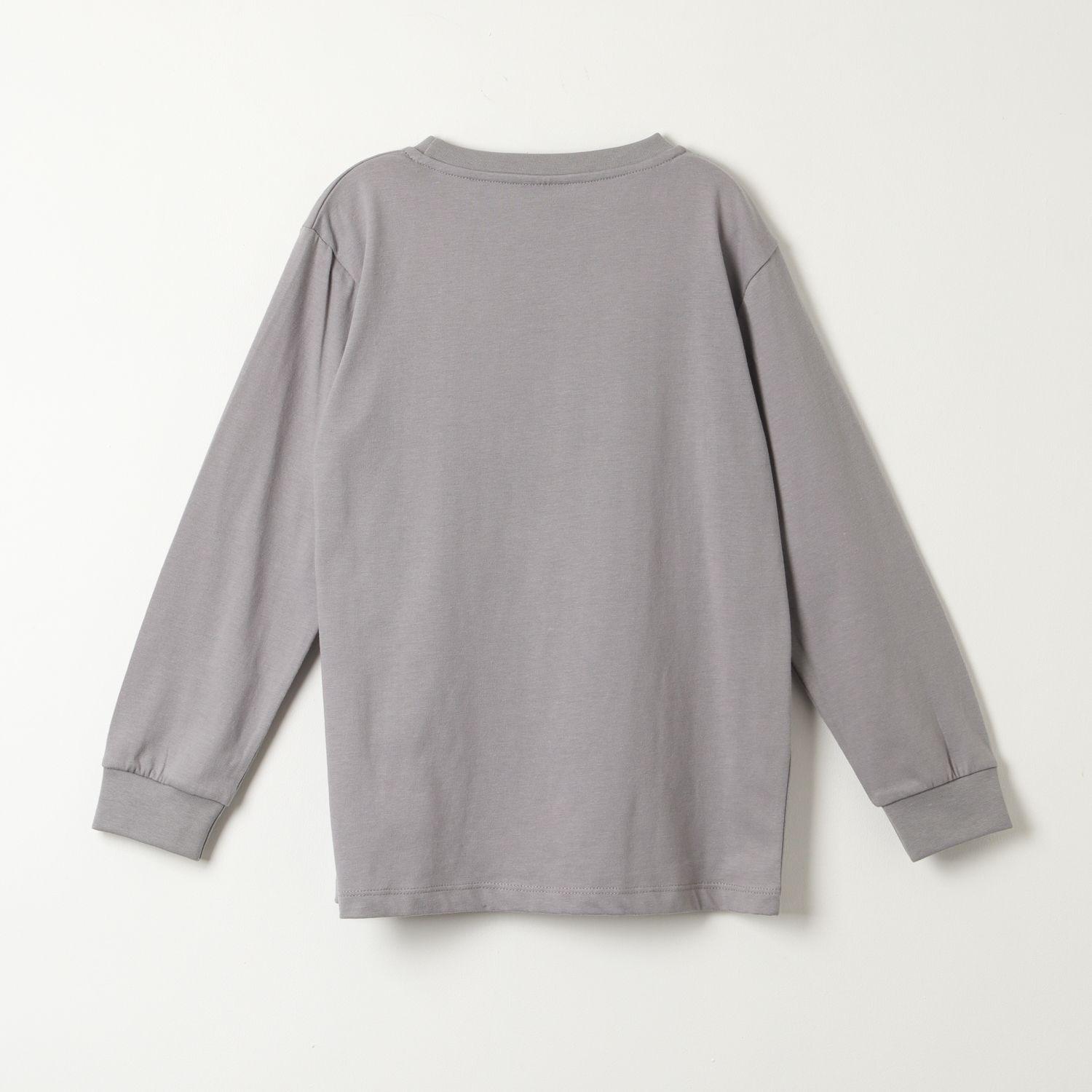 Polera Manga Larga Niño Force Gris Sonic-2