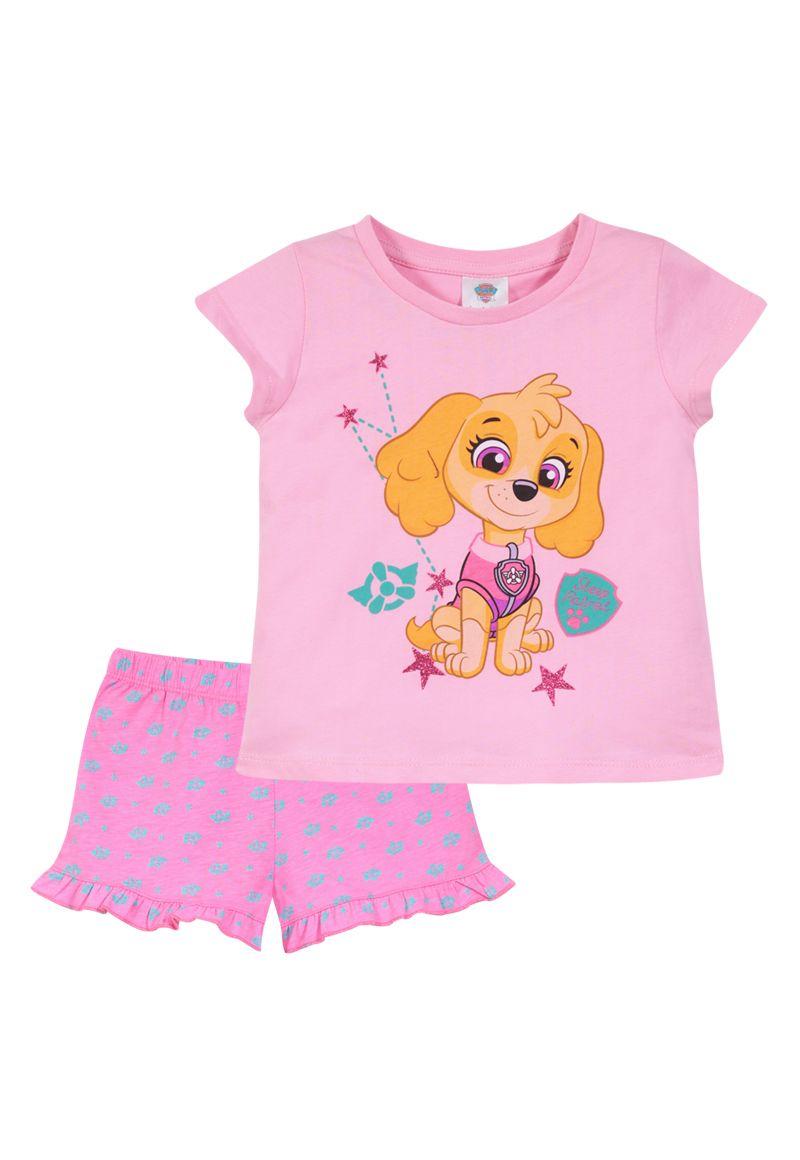 Pijama Niña Skye Cute Rosado Paw Patrol-2