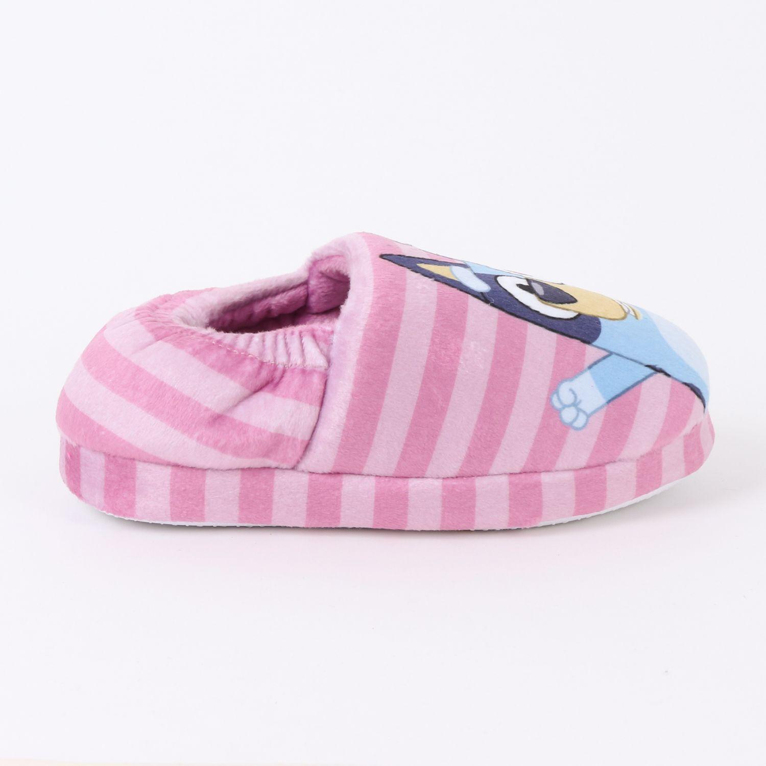 Pantufla Niña Rayas Rosado Bingo & Bluey-0