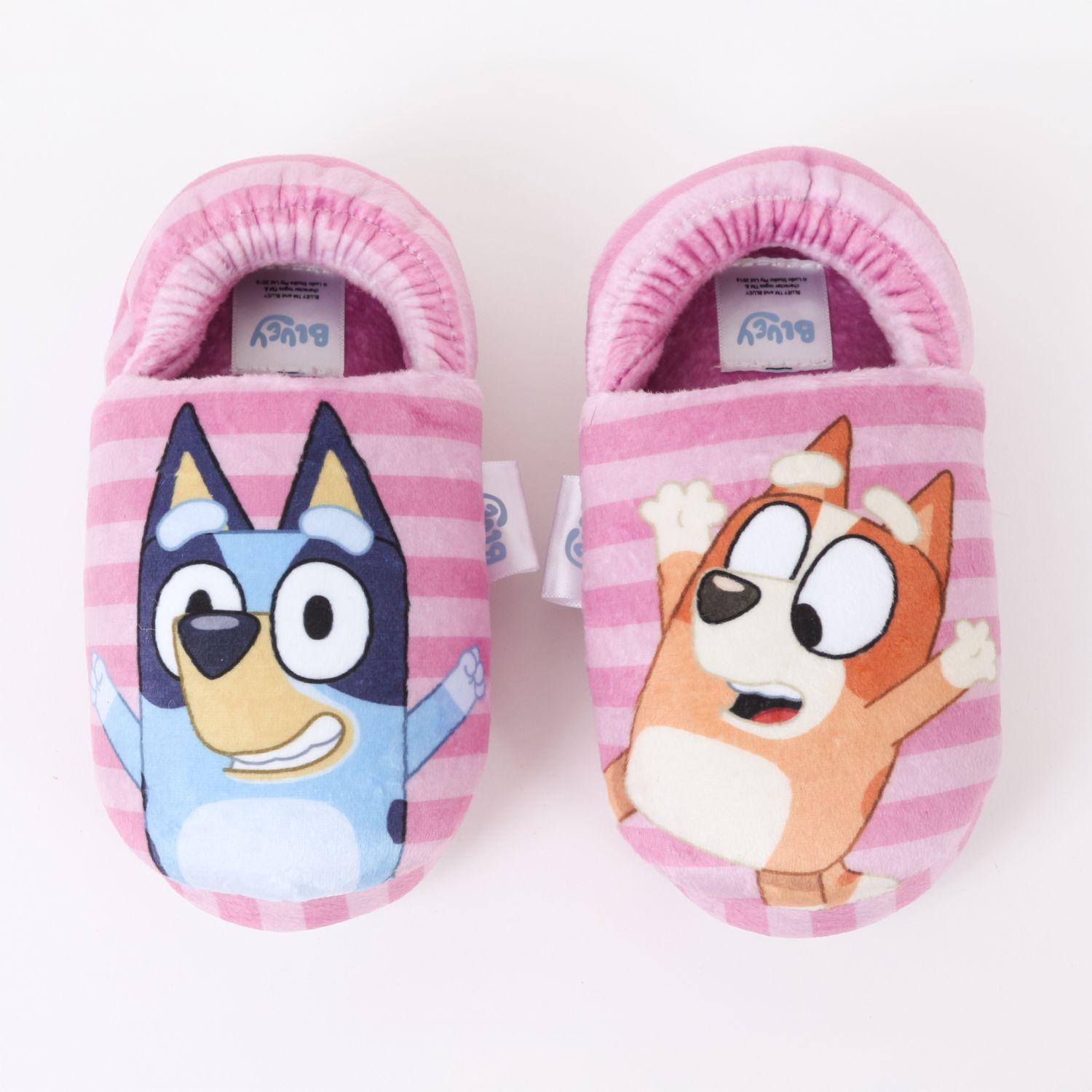 Pantufla Niña Rayas Rosado Bingo & Bluey-4