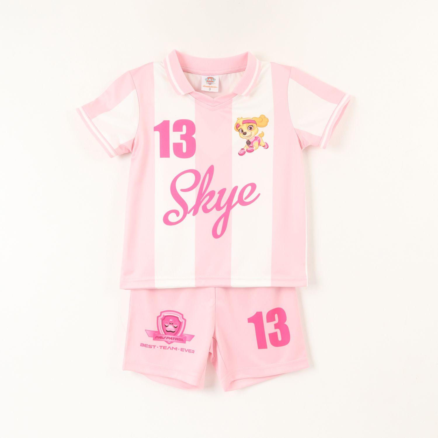 Conjunto Futbol Niña Skye Rosado Paw Patrol-0