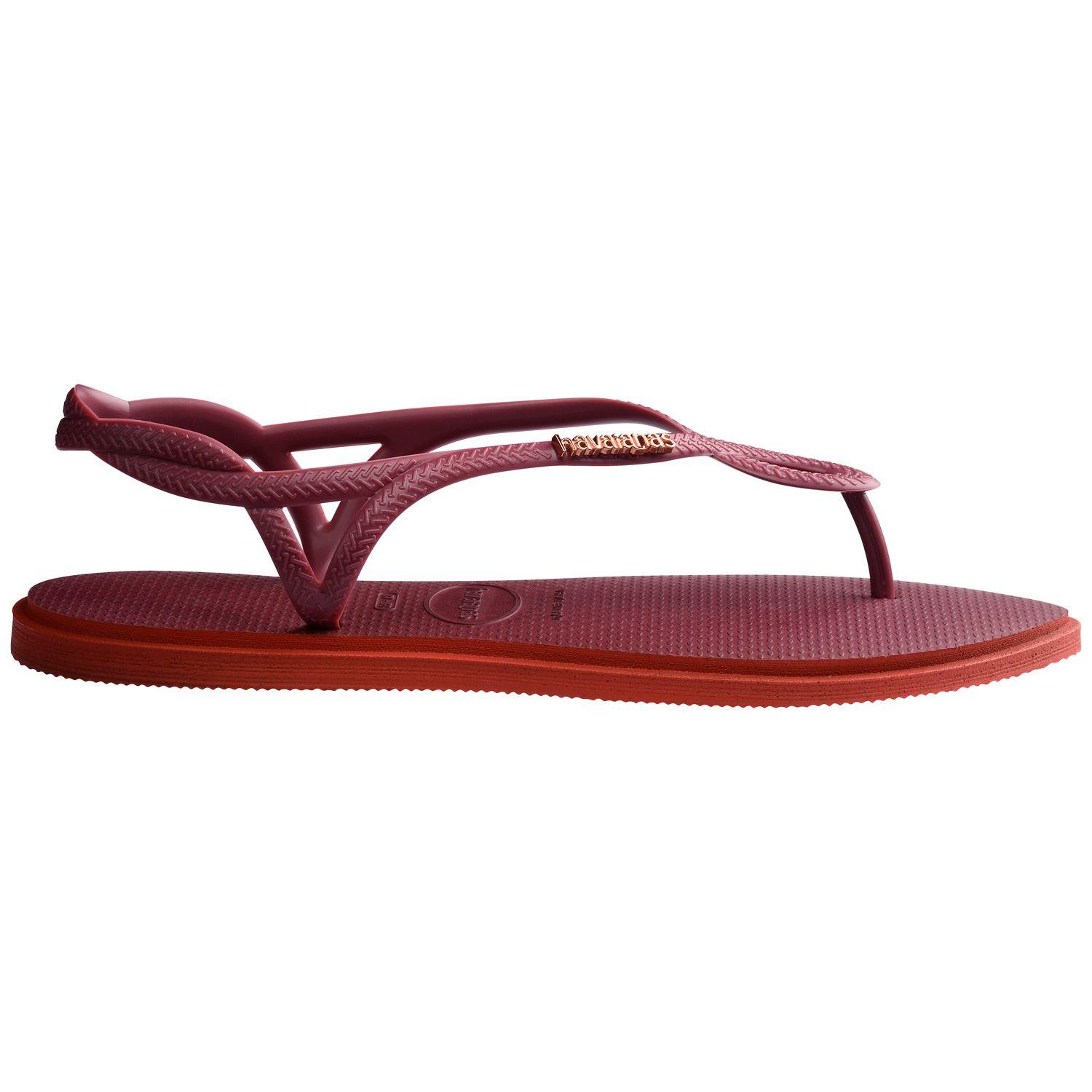 Sandalia Mujer Luna Point Burdeo Havaianas-2