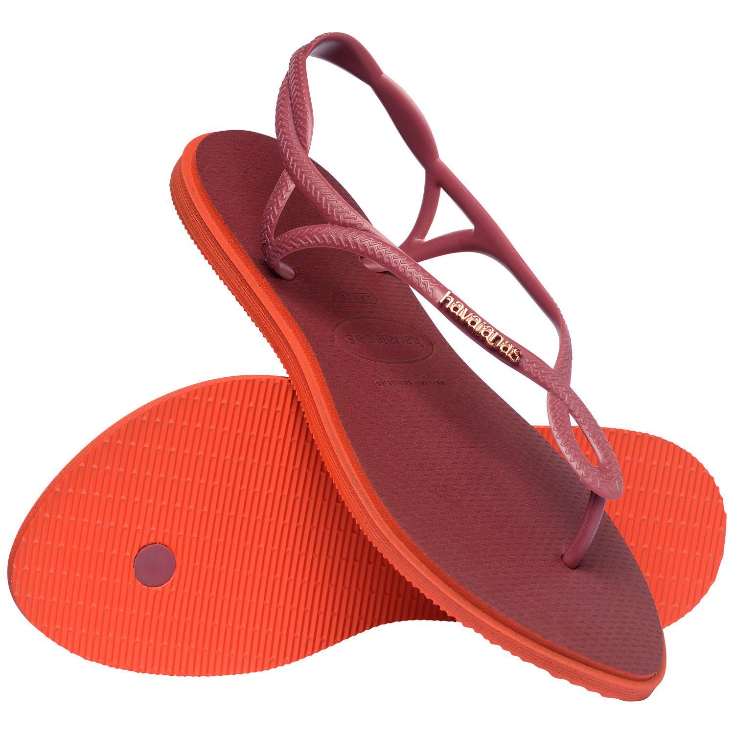 Sandalia Mujer Luna Point Burdeo Havaianas-3