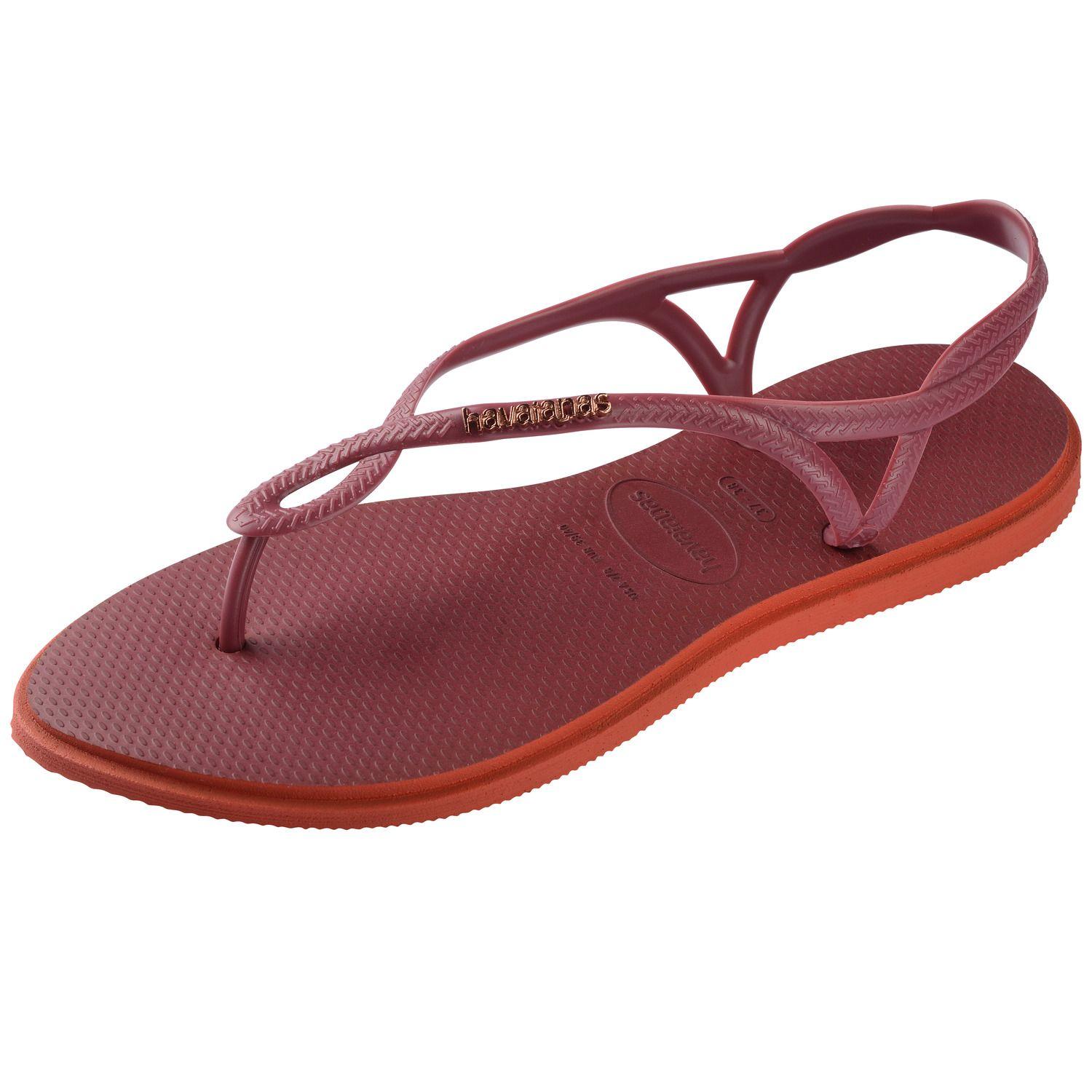 Sandalia Mujer Luna Point Burdeo Havaianas-5