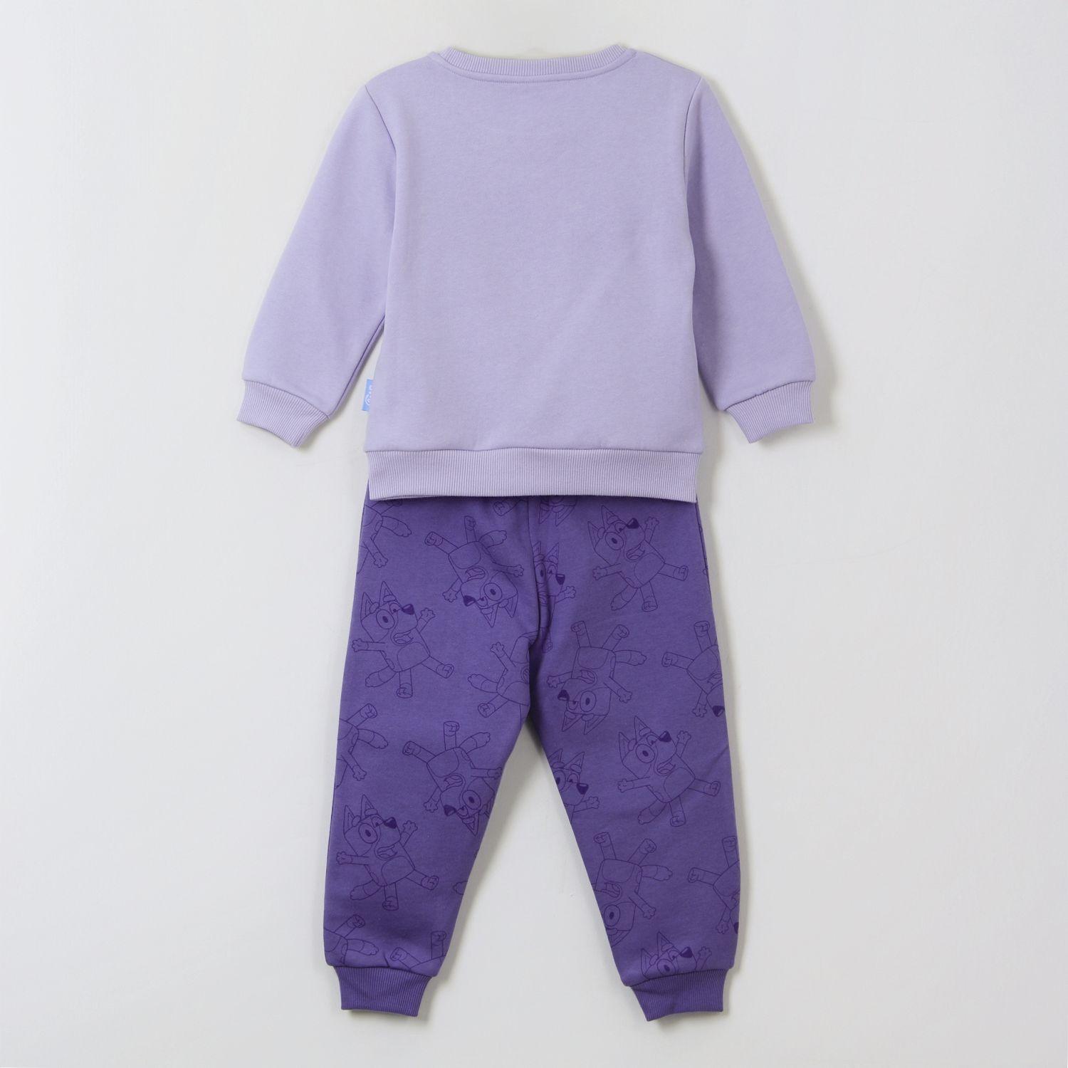 Conjunto Buzo Niña Hooray Scooter Morado Bluey-1