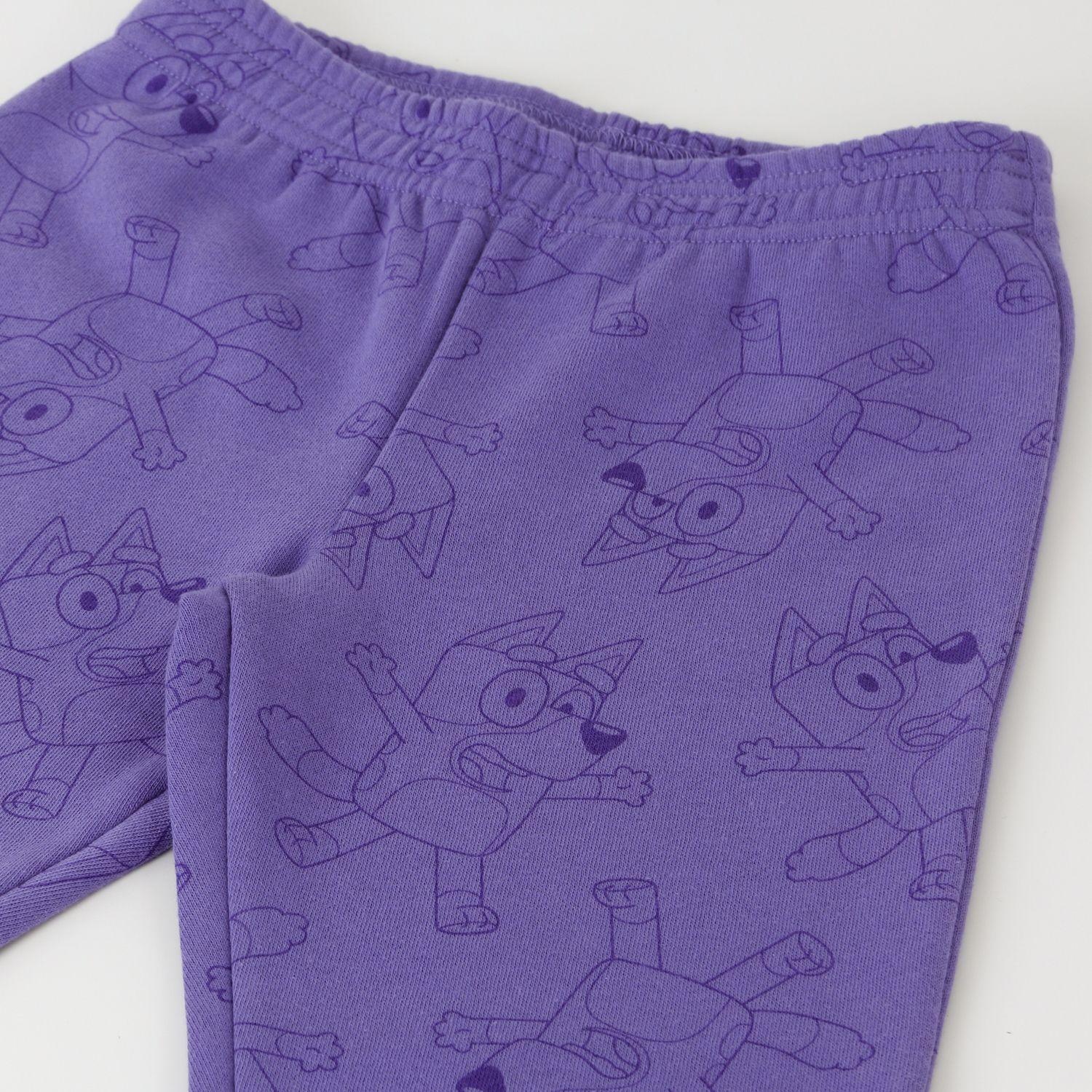 Conjunto Buzo Niña Hooray Scooter Morado Bluey-3