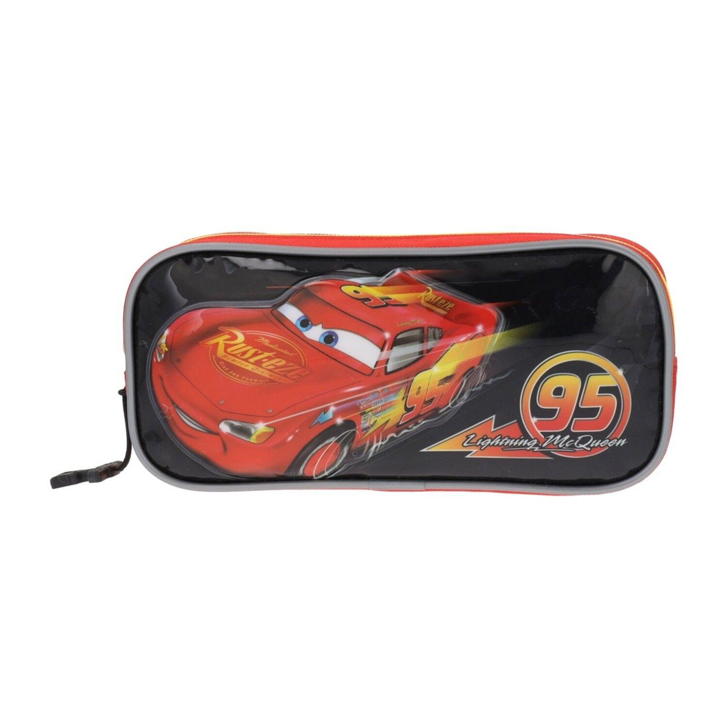 Set 3 en 1 Escolar Niño Rayo McQueen Cars Negro Disney-2