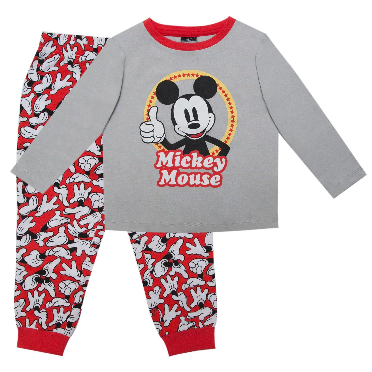 Pijama Niño Mickey Okey Gris Disney-2
