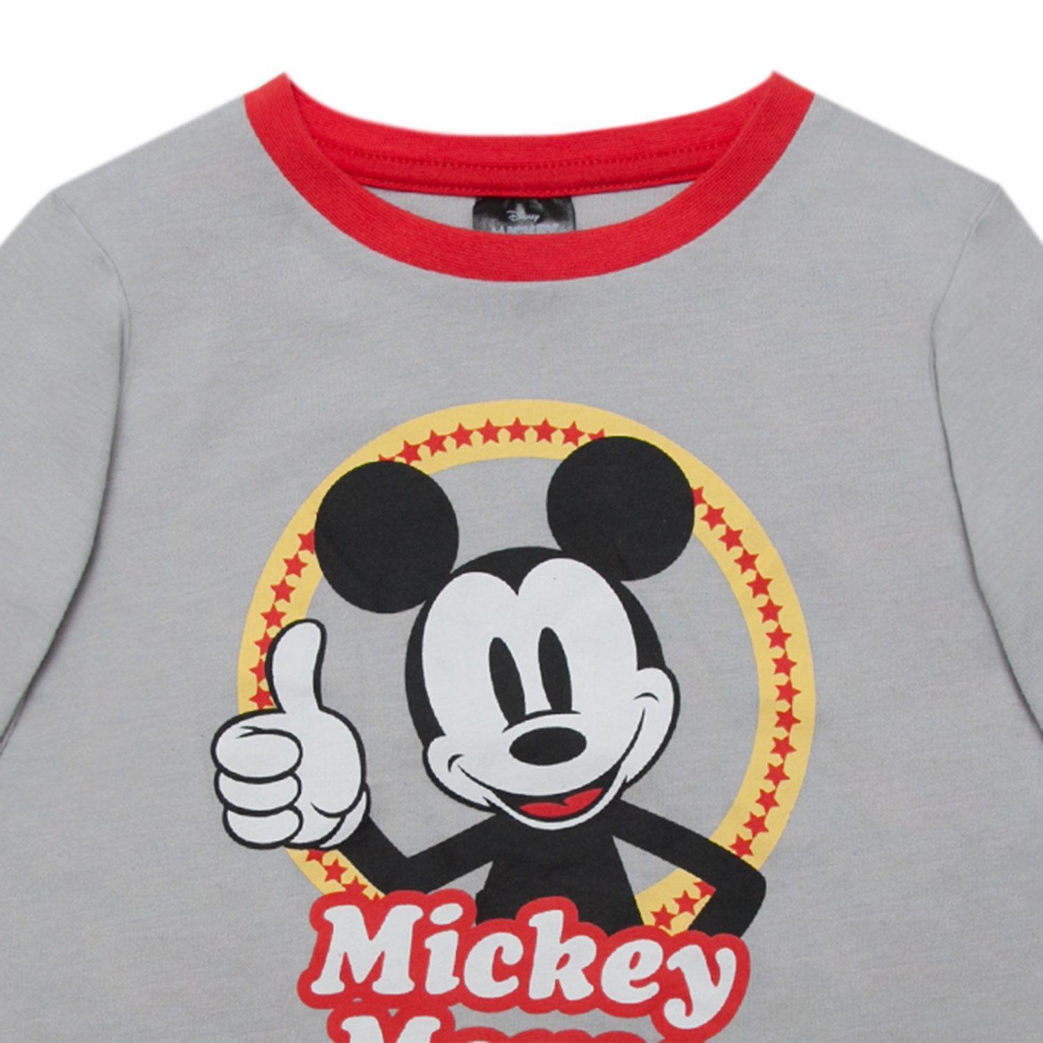 Pijama Niño Mickey Okey Gris Disney-4