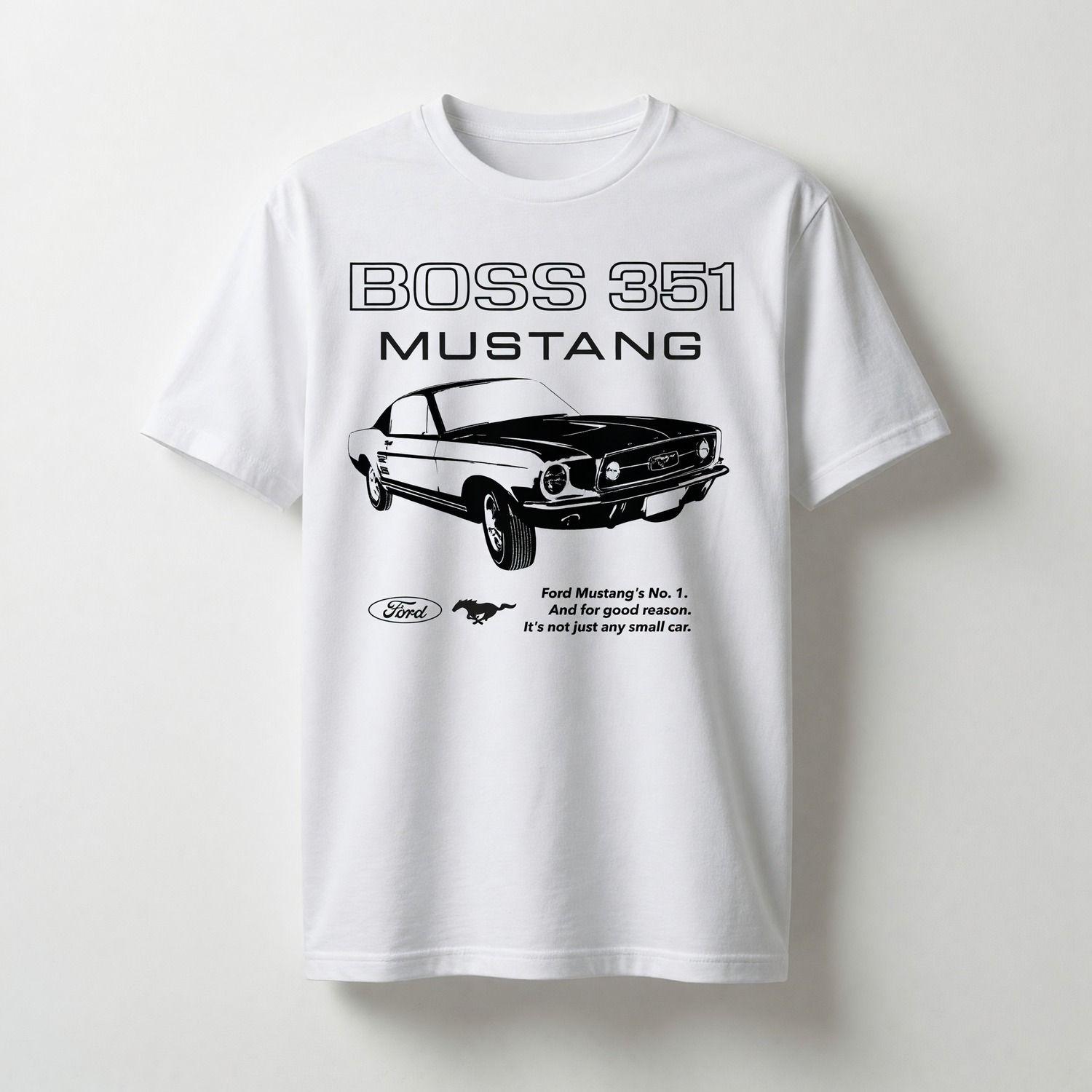 Polera Manga Corta Hombre Ford Auto Blanco-2