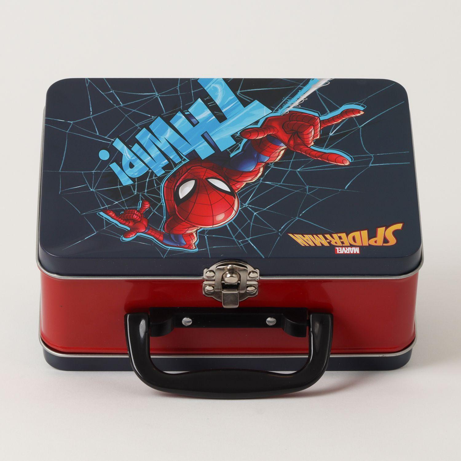 Pijama Corto Niño Spiderman Comics Gris Marvel-5