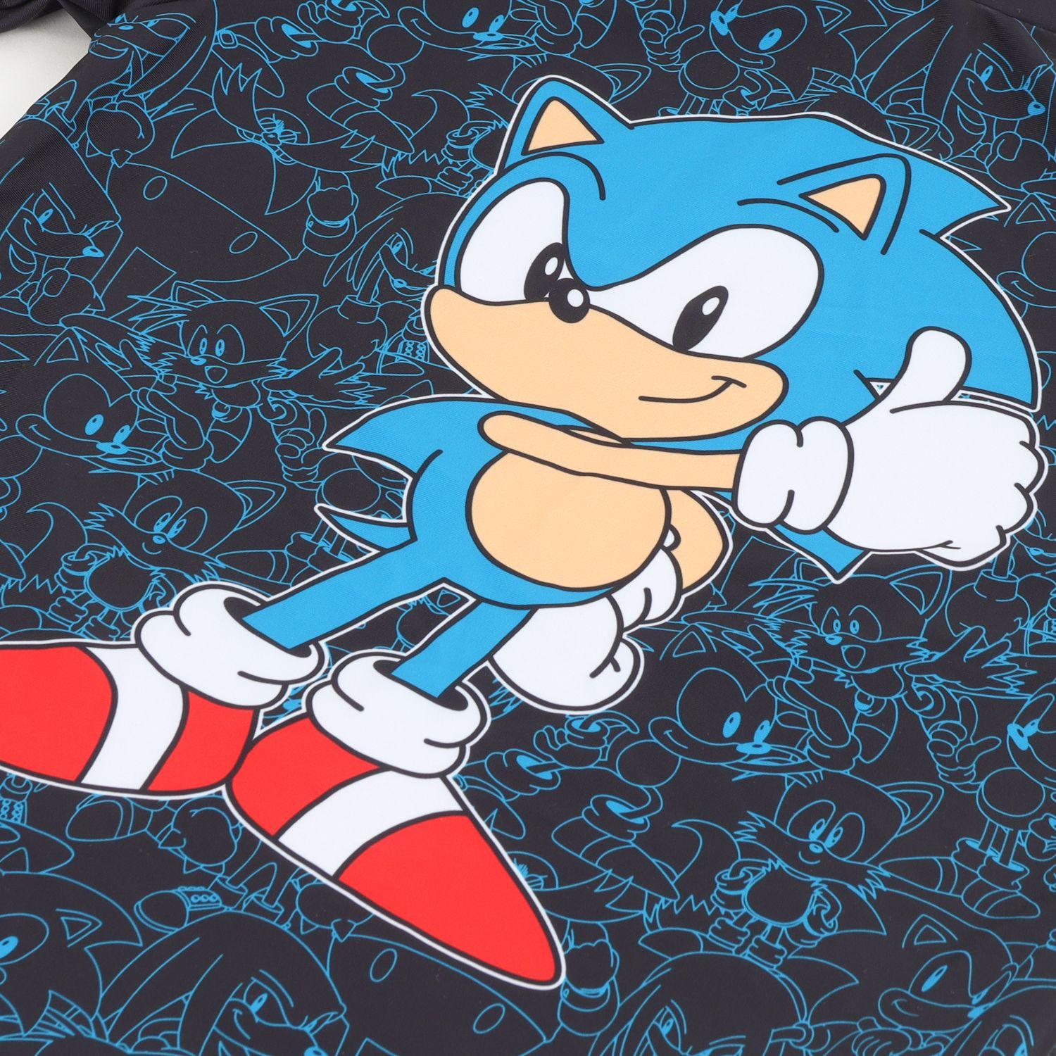 Polera UV Niño Negro Personaje Grand Sonic-2