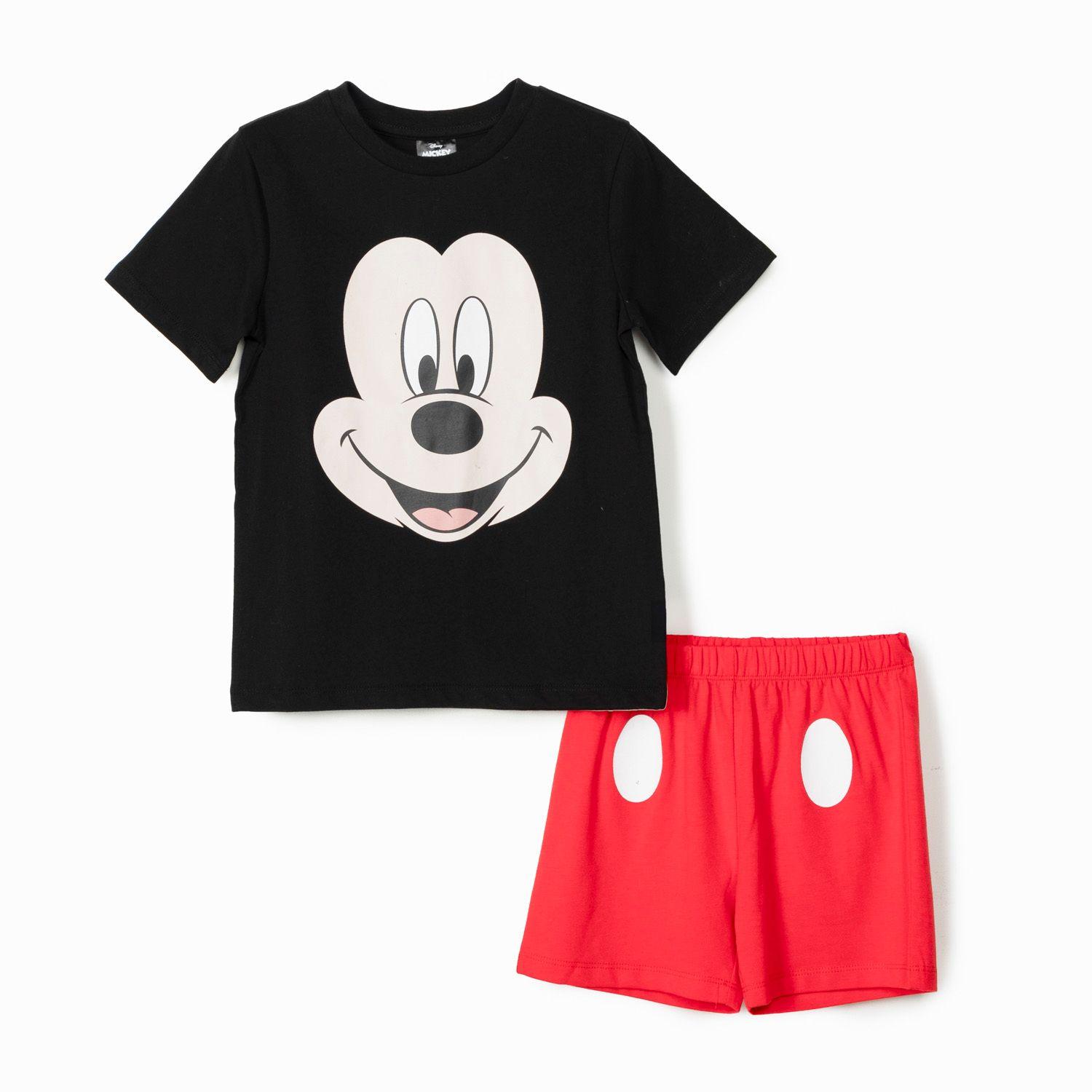 Pijama Corto Niño Mickey Negro Disney-2
