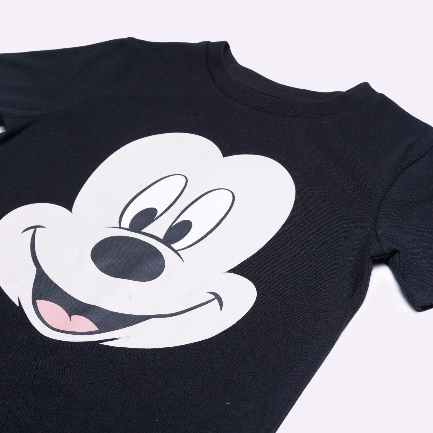 Pijama Corto Niño Mickey Negro Disney-4