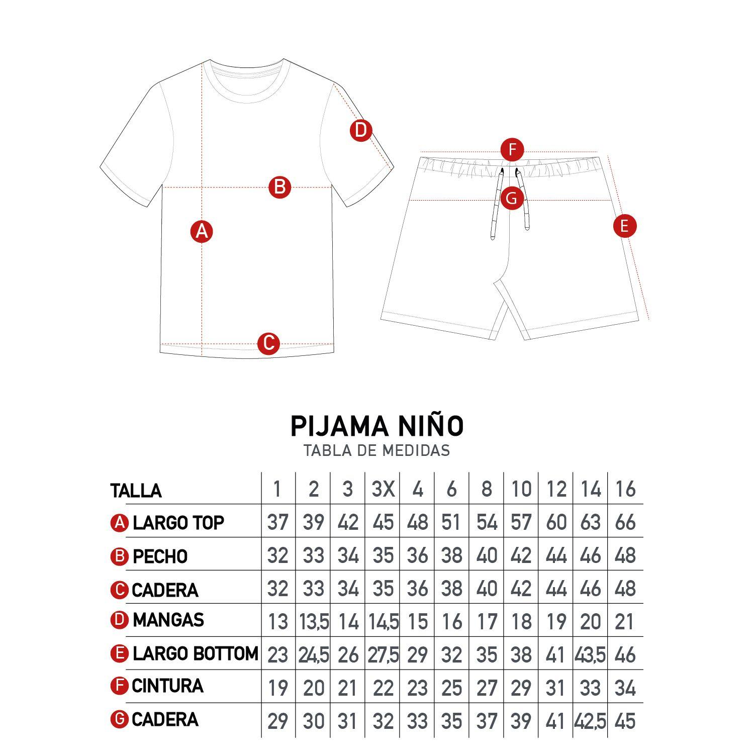 Pijama Corto Niño Mickey Negro Disney-6