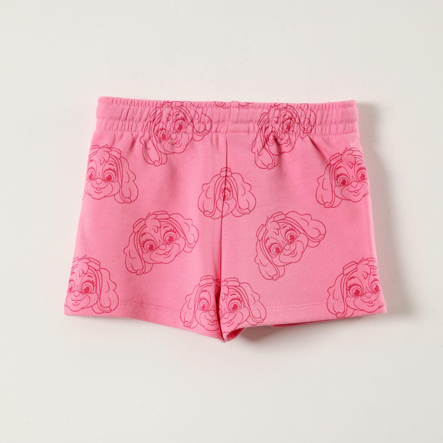 Short Niña Rotativo Rosado Paw Patrol-1