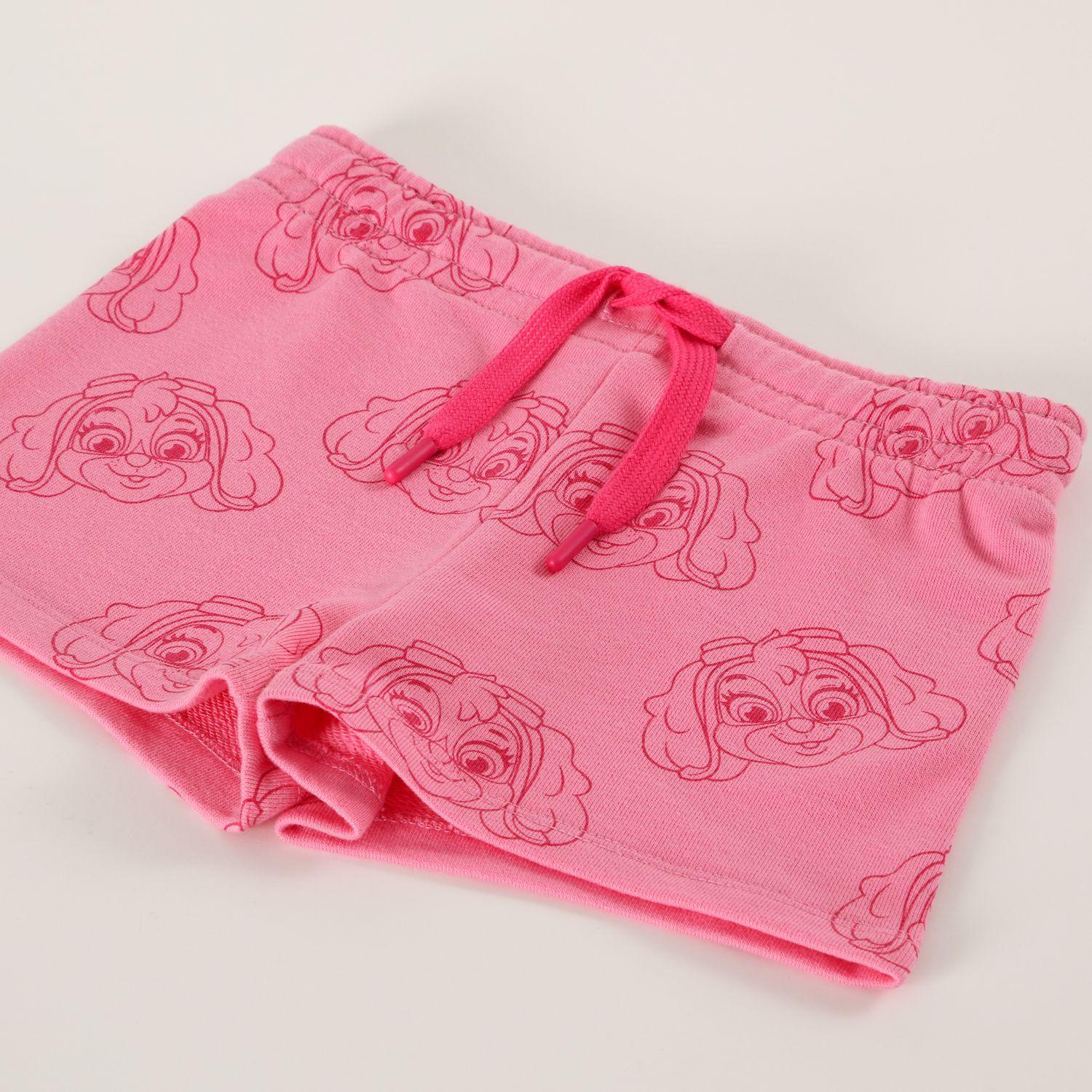 Short Niña Rotativo Rosado Paw Patrol-2