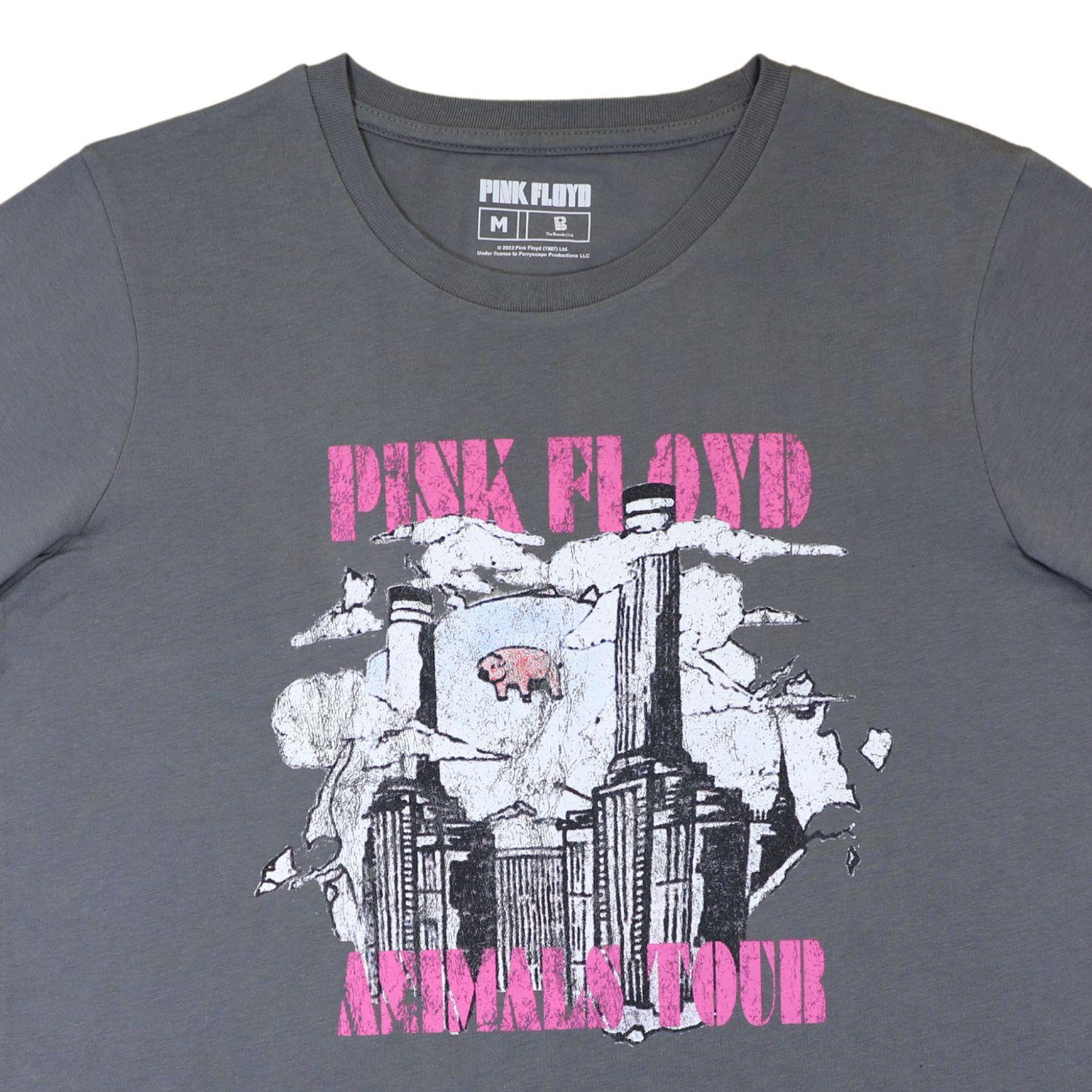 Polera Mujer Aminals Tour Gris Pink Floyd-2