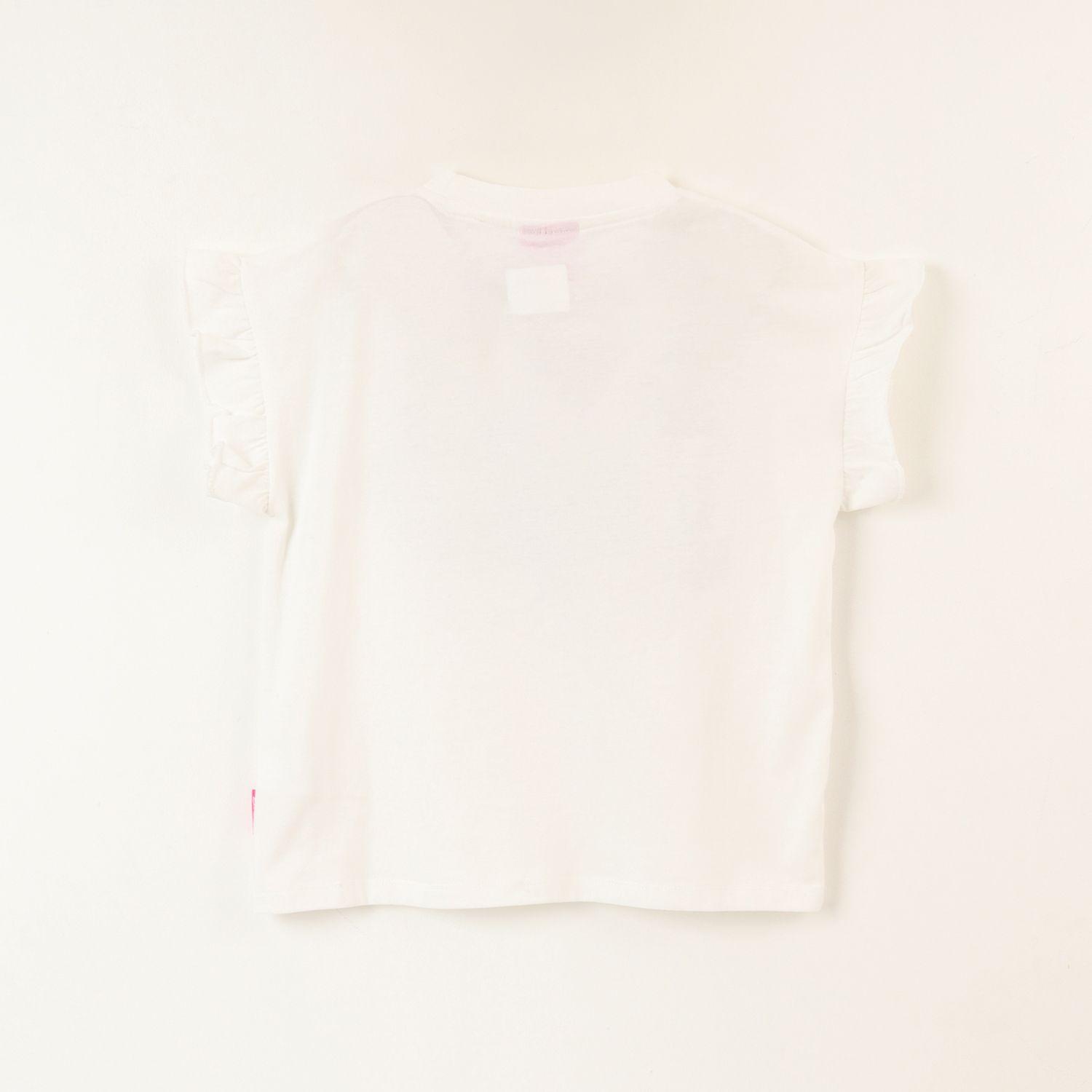 Polera Manga Corta Niña Malibu Blanco Barbie-2