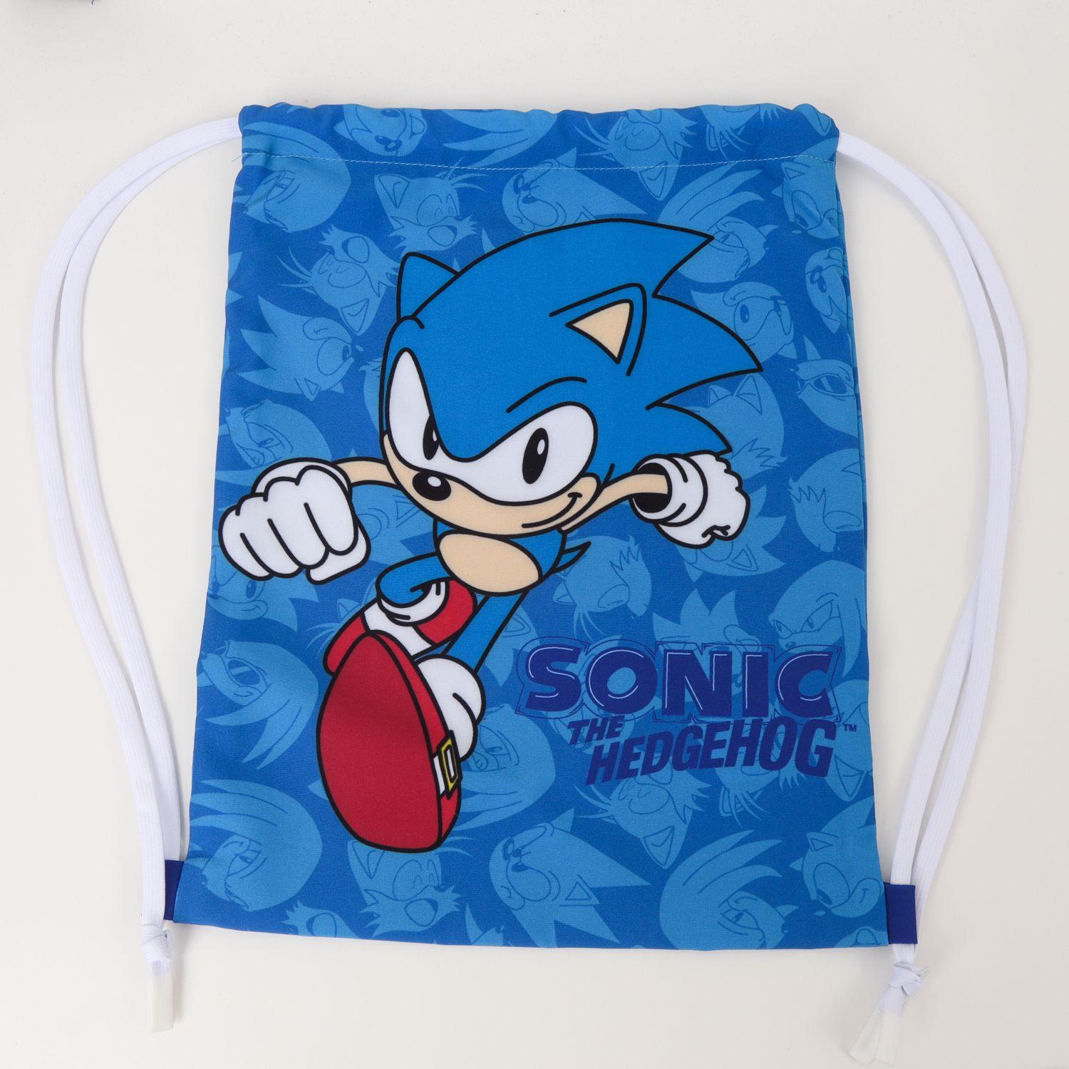 Traje de baño Niño Azul Full Print Bolsillo Sonic-3