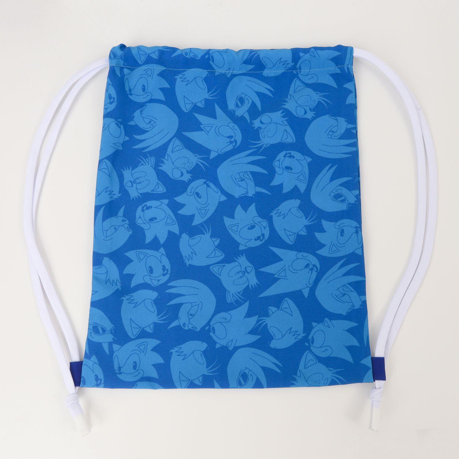 Traje de baño Niño Azul Full Print Bolsillo Sonic-4