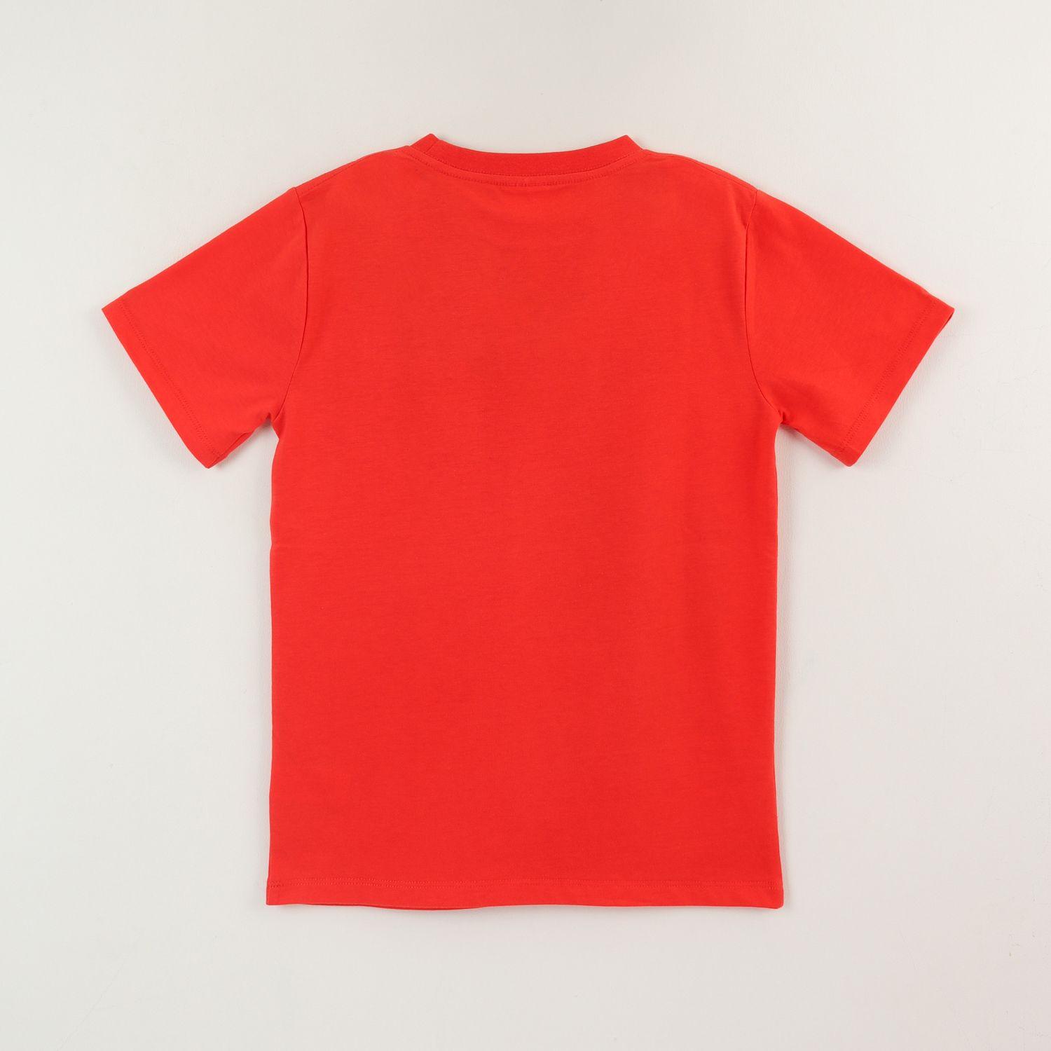 Polera Manga Corta Niño Rojo Bolsillo Spiderman Marvel-1